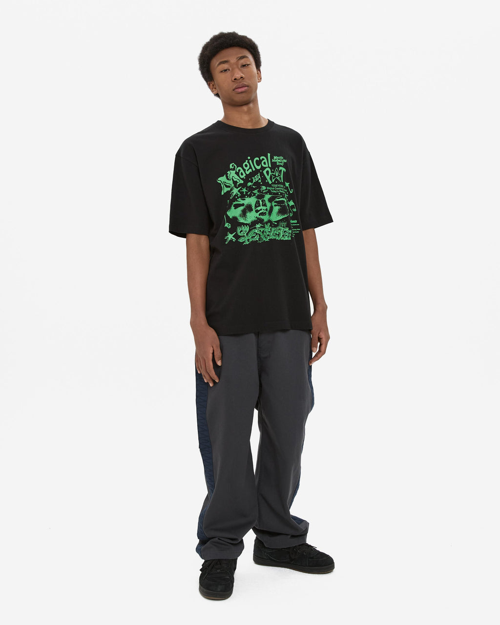 yeseyesee - Y.E.S Magical Tee (Black) product image 9 | TRAB K-Fashion Australia