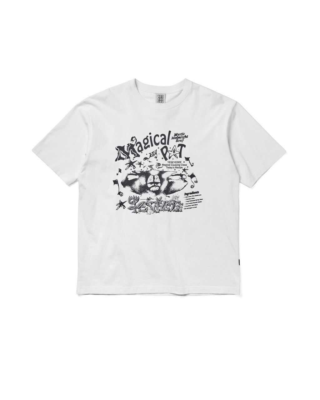 yeseyesee - Y.E.S Magical Tee (White) product image 1 | TRAB K-Fashion Australia