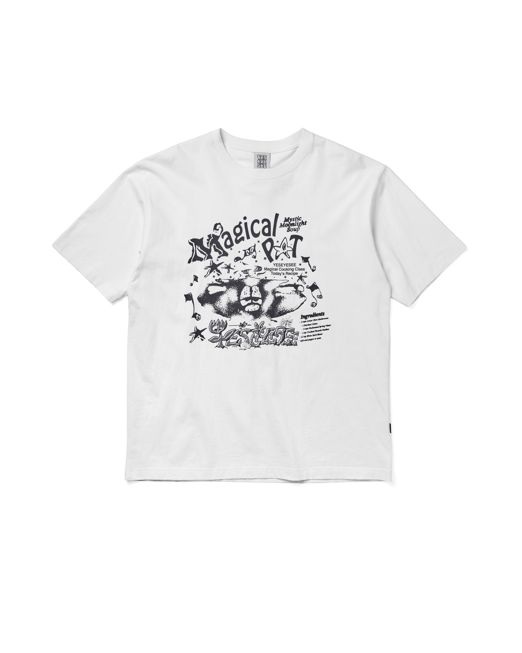 yeseyesee - Y.E.S Magical Tee (White) product image 1 | TRAB K-Fashion Australia