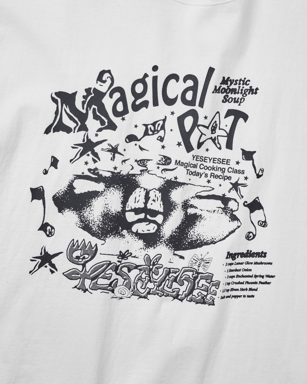 yeseyesee - Y.E.S Magical Tee (White) product image 4 | TRAB K-Fashion Australia