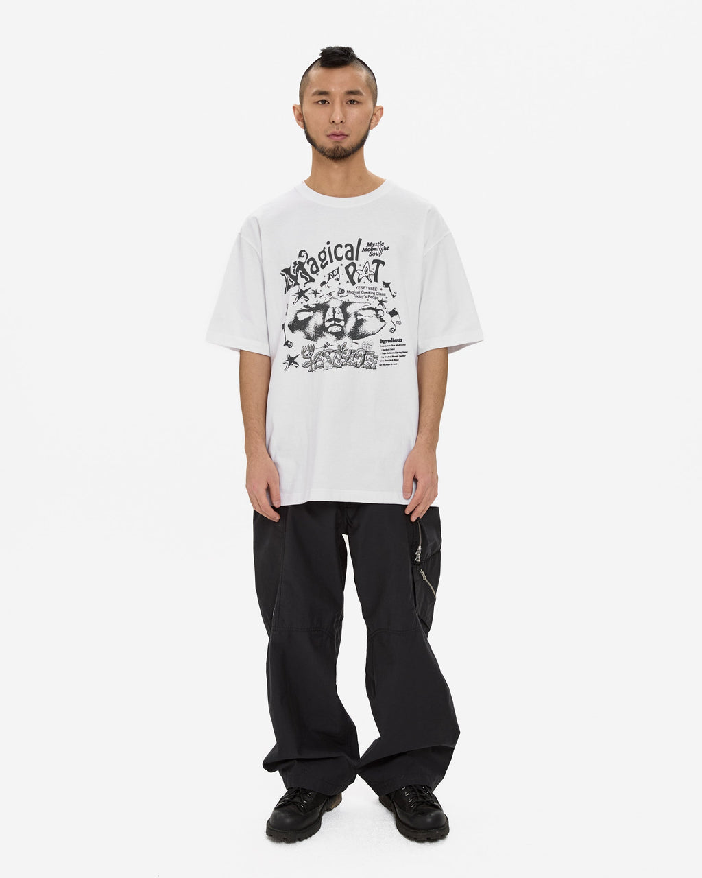 yeseyesee - Y.E.S Magical Tee (White) product image 7 | TRAB K-Fashion Australia