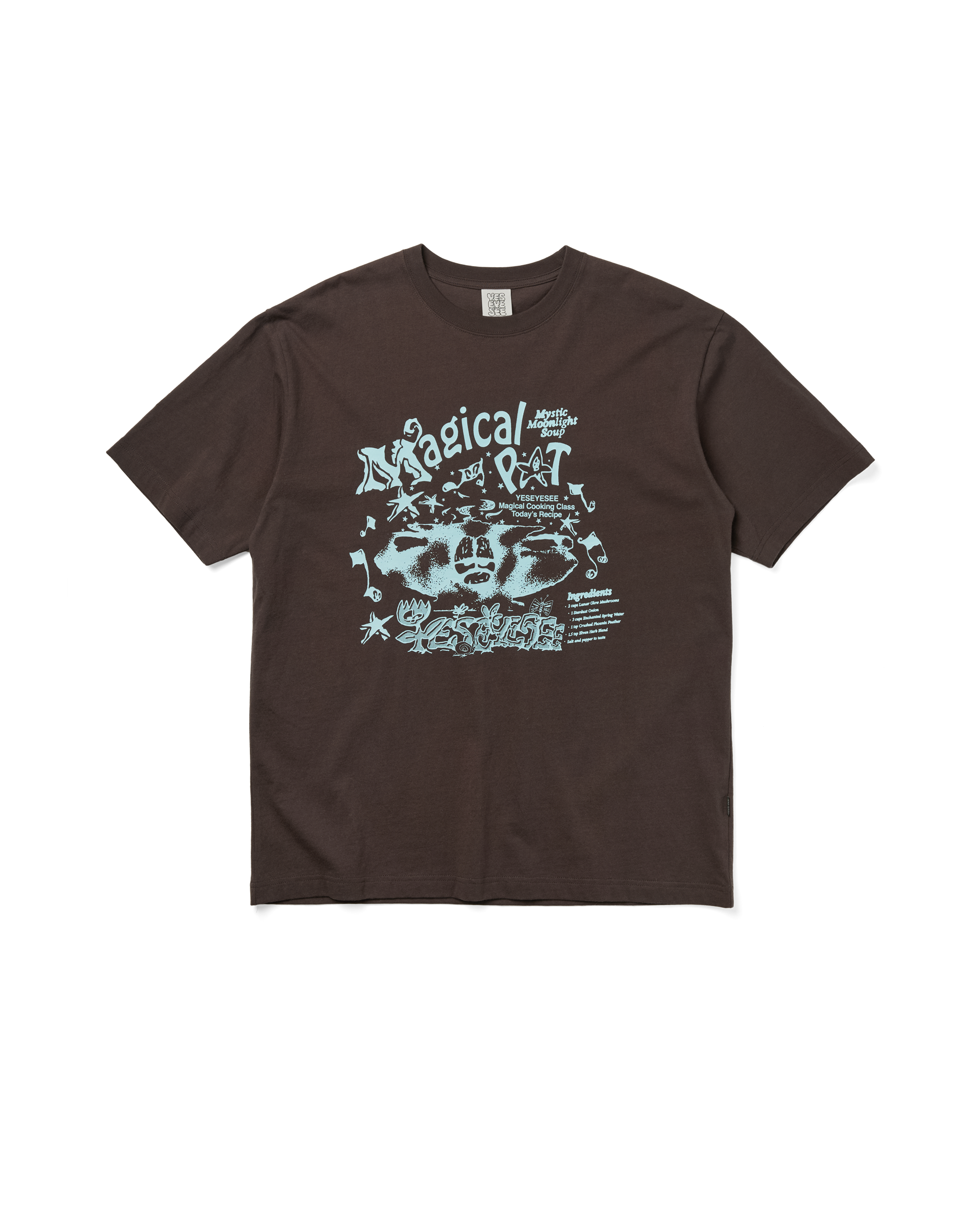 yeseyesee - Y.E.S Magical Tee (Dark Brown) product image 1 | TRAB K-Fashion Australia