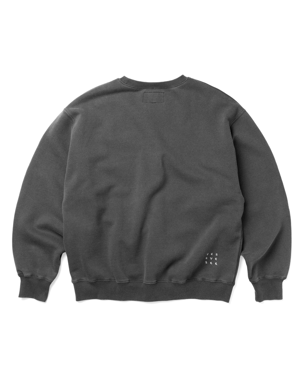yeseyesee - Y.E.S Oval Logo Sweatshirt (Charcoal) product image 2 | TRAB K-Fashion Australia