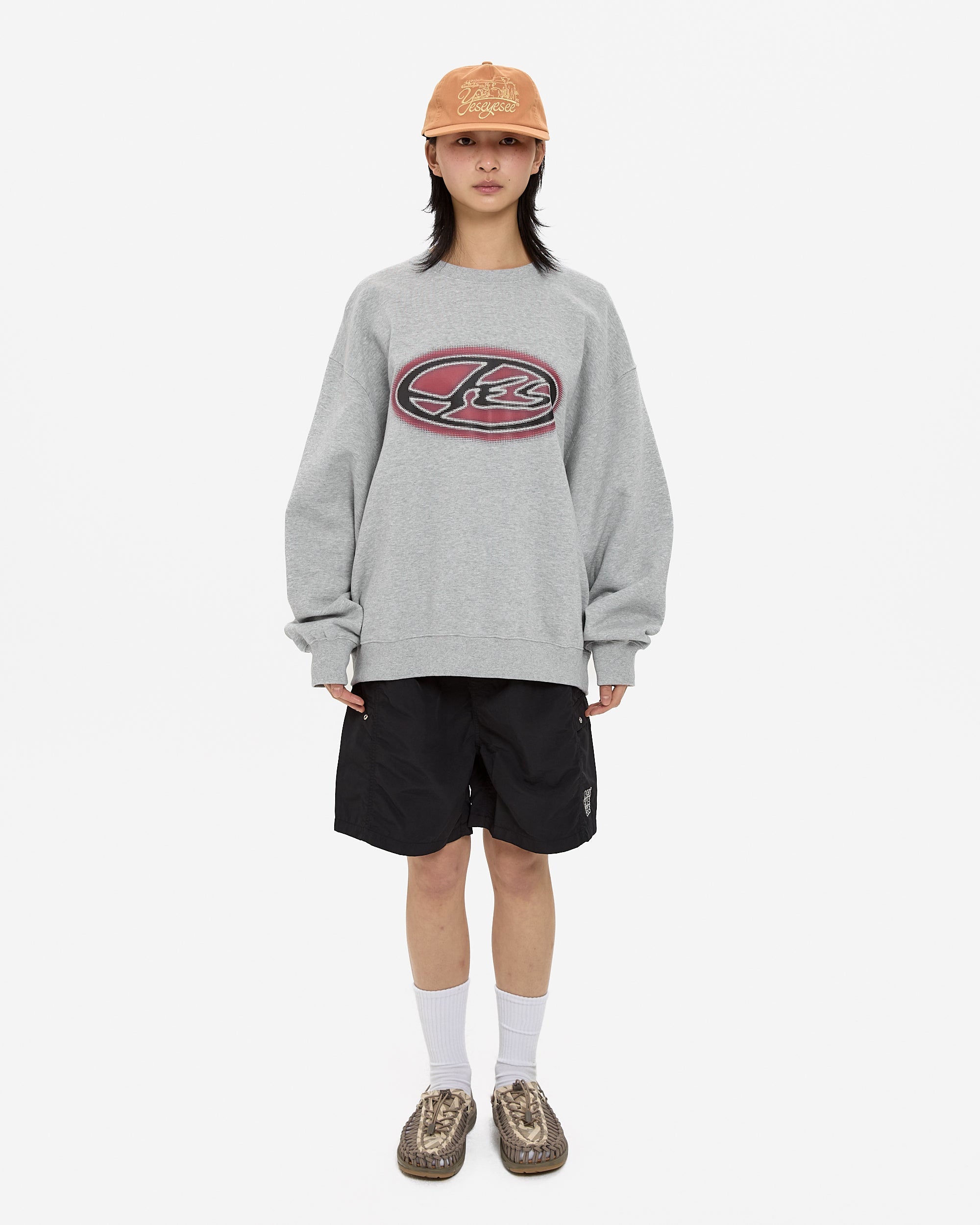 yeseyesee - Y.E.S Oval Logo Sweatshirt (Grey) product image 10 | TRAB K-Fashion Australia