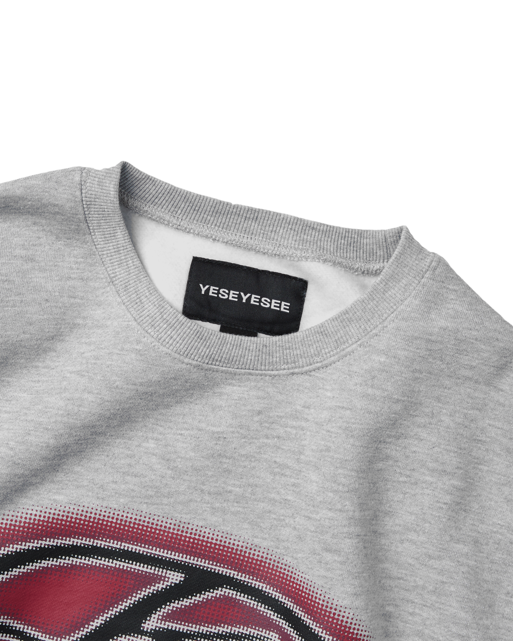 yeseyesee - Y.E.S Oval Logo Sweatshirt (Grey) product image 3 | TRAB K-Fashion Australia