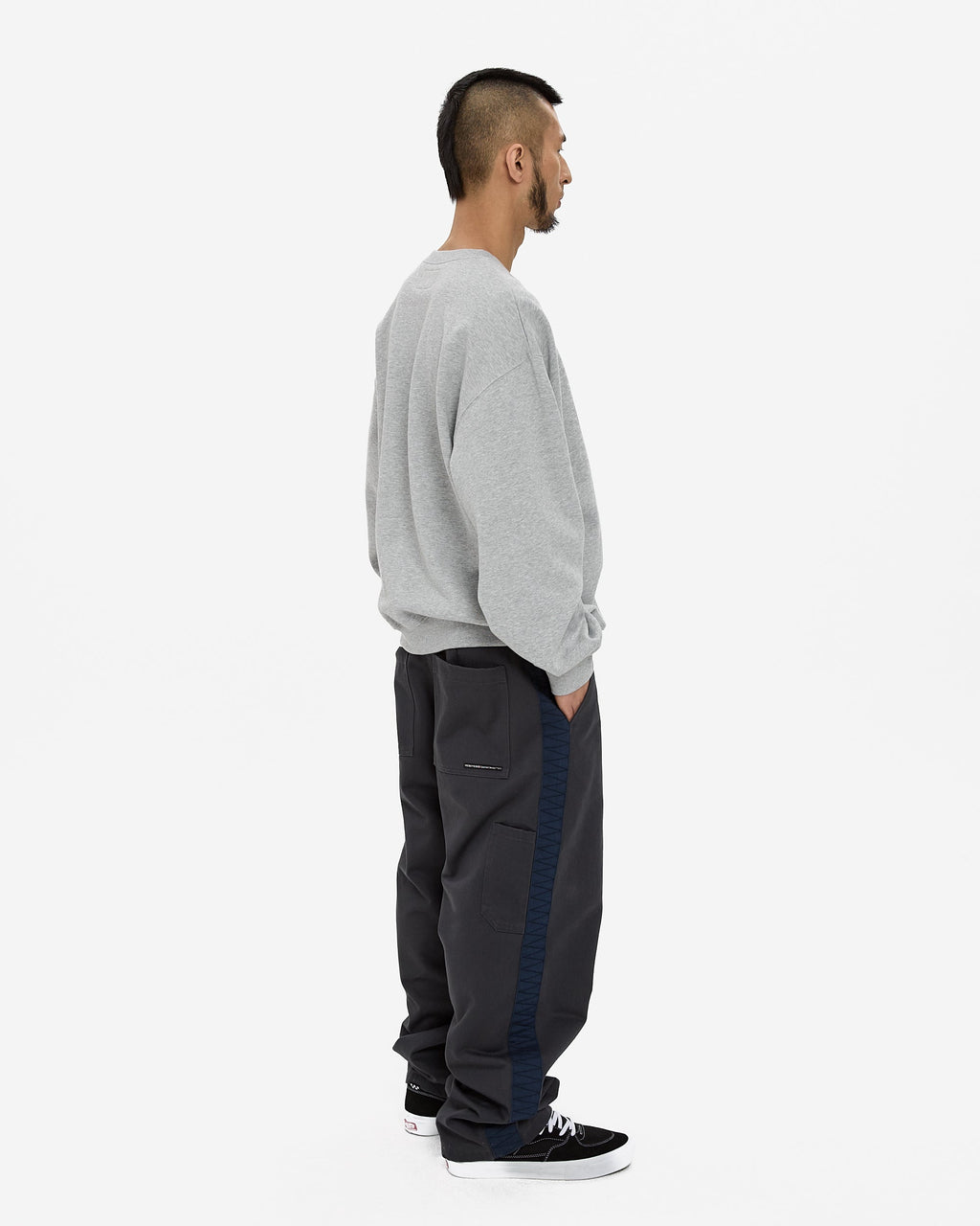 yeseyesee - Y.E.S Oval Logo Sweatshirt (Grey) product image 9 | TRAB K-Fashion Australia
