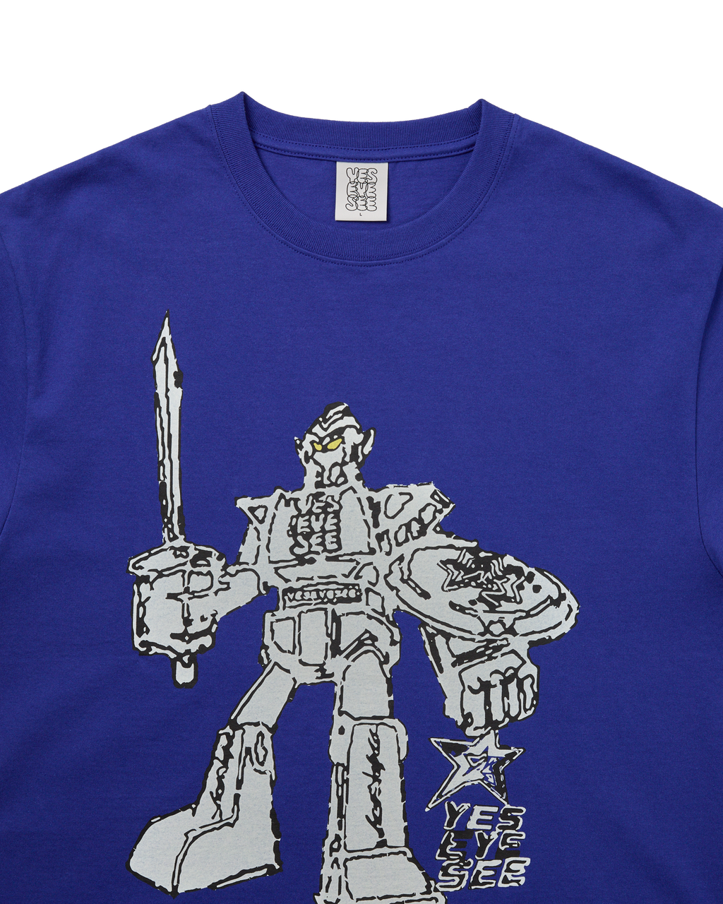 yeseyesee - Y.E.S Plamodel Tee (Blue) product image 3 | TRAB K-Fashion Australia