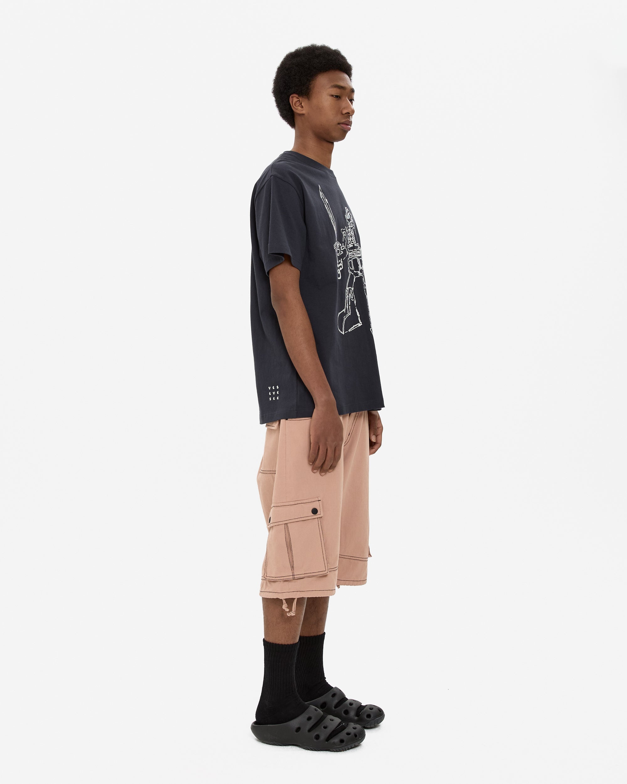yeseyesee - Y.E.S Plamodel Tee (Charcoal) product image 9 | TRAB K-Fashion Australia