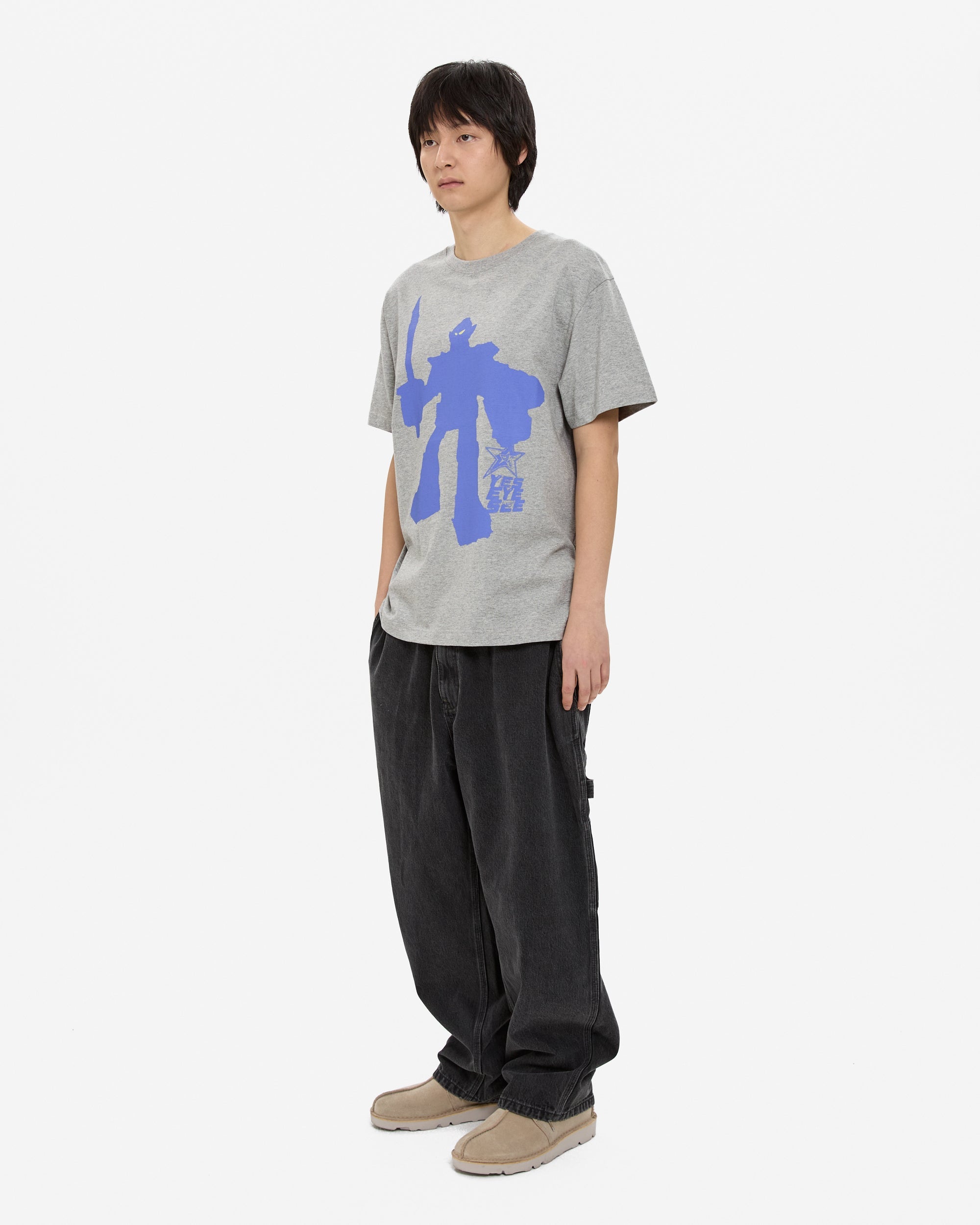 yeseyesee - Y.E.S Plamodel Tee (Grey) product image 7 | TRAB K-Fashion Australia