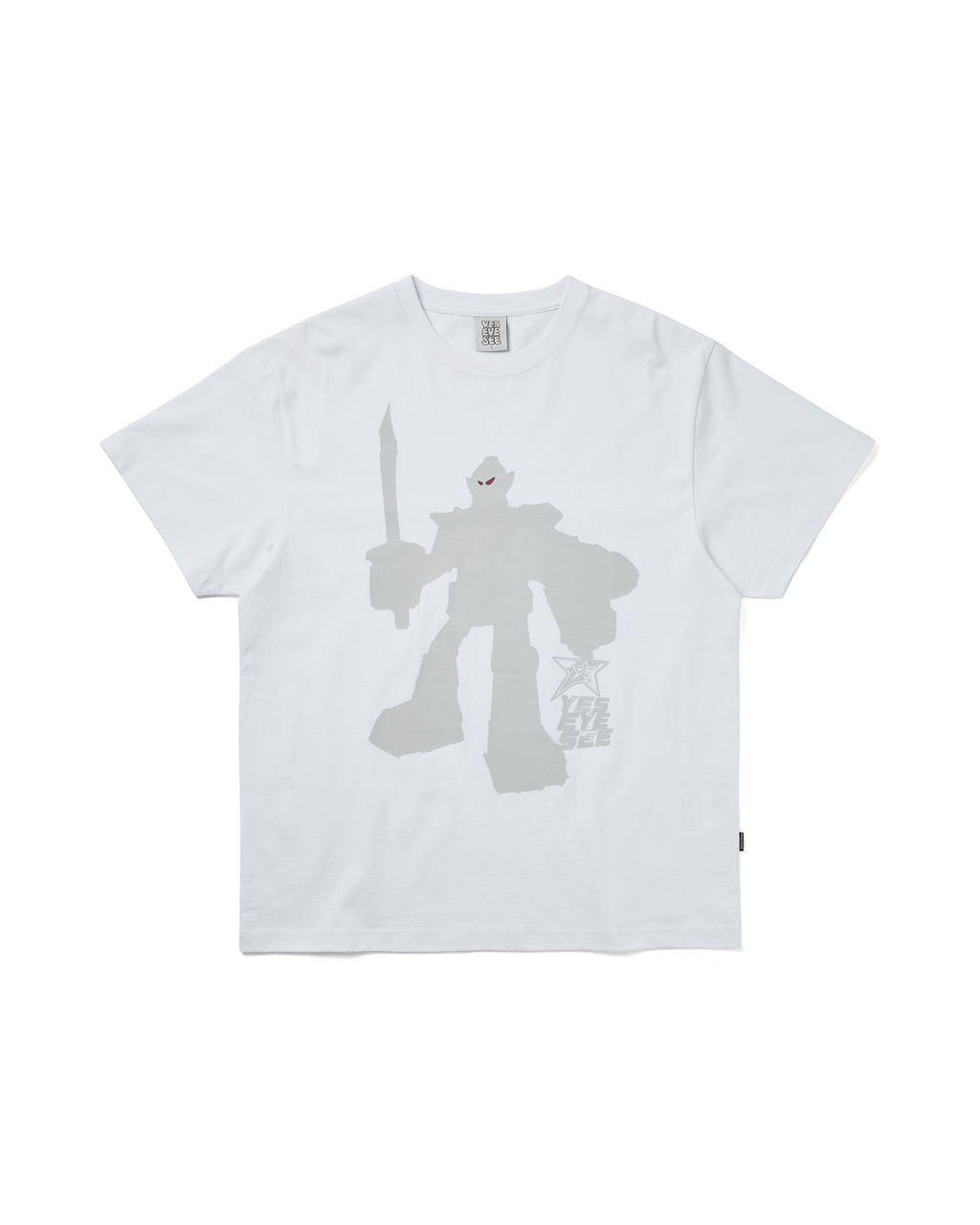 yeseyesee - Y.E.S Plamodel Tee (White) product image 1 | TRAB K-Fashion Australia