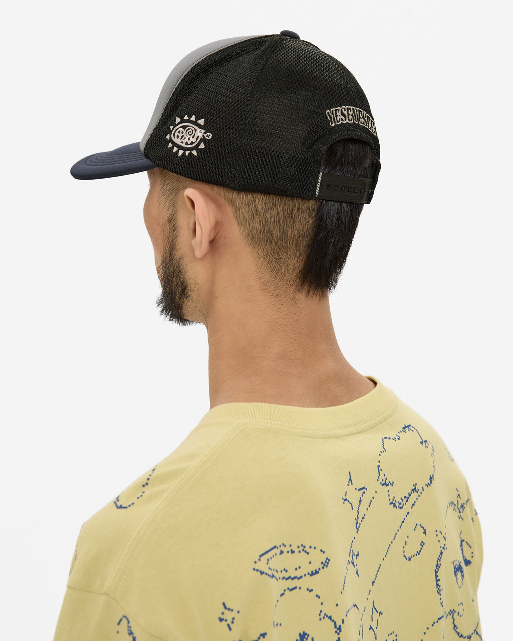 yeseyesee - Y.E.S Pop Mesh Cap (Black) product image 8 | TRAB K-Fashion Australia