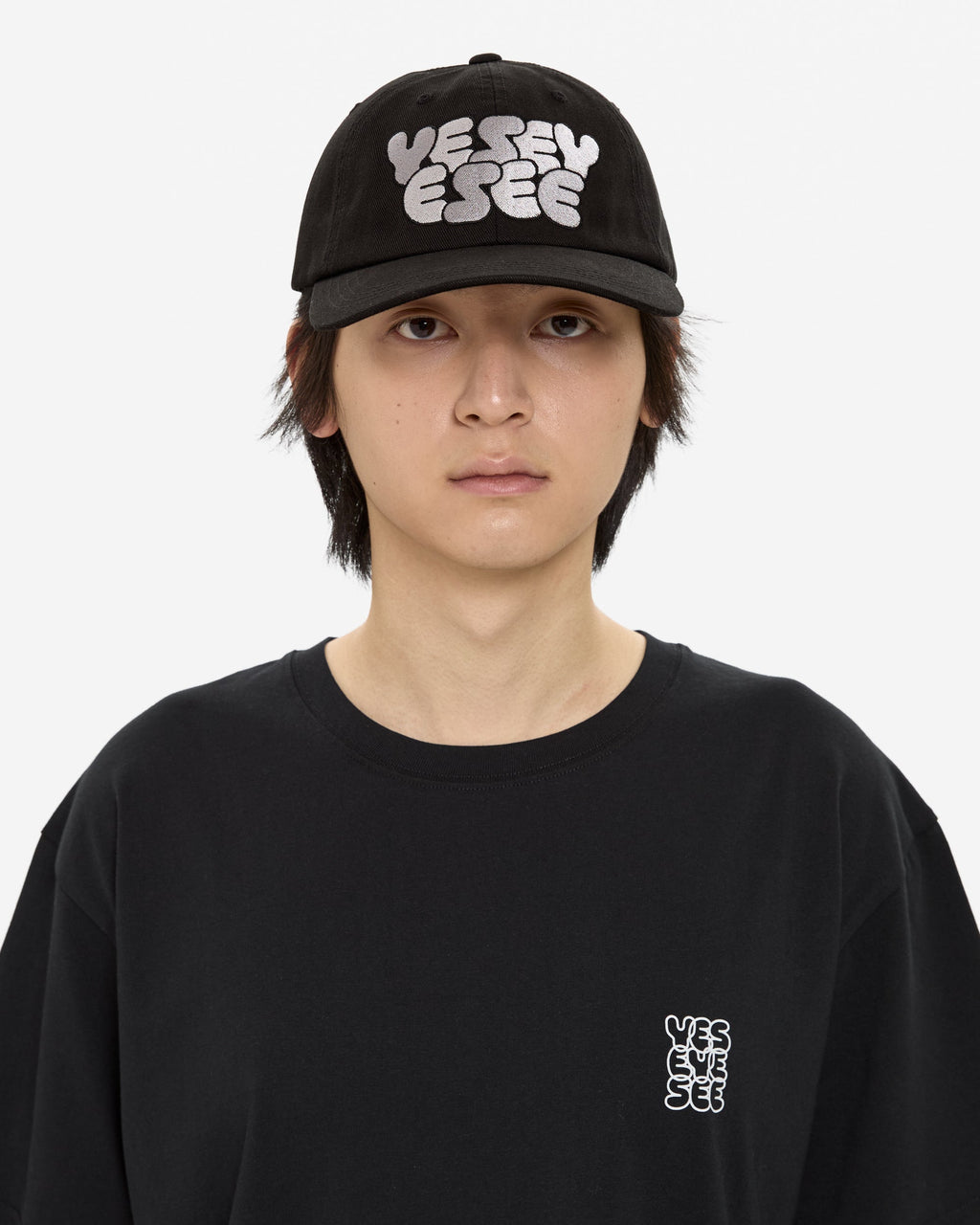 yeseyesee - Y.E.S Pop Cap (Black) product image 6 | TRAB K-Fashion Australia