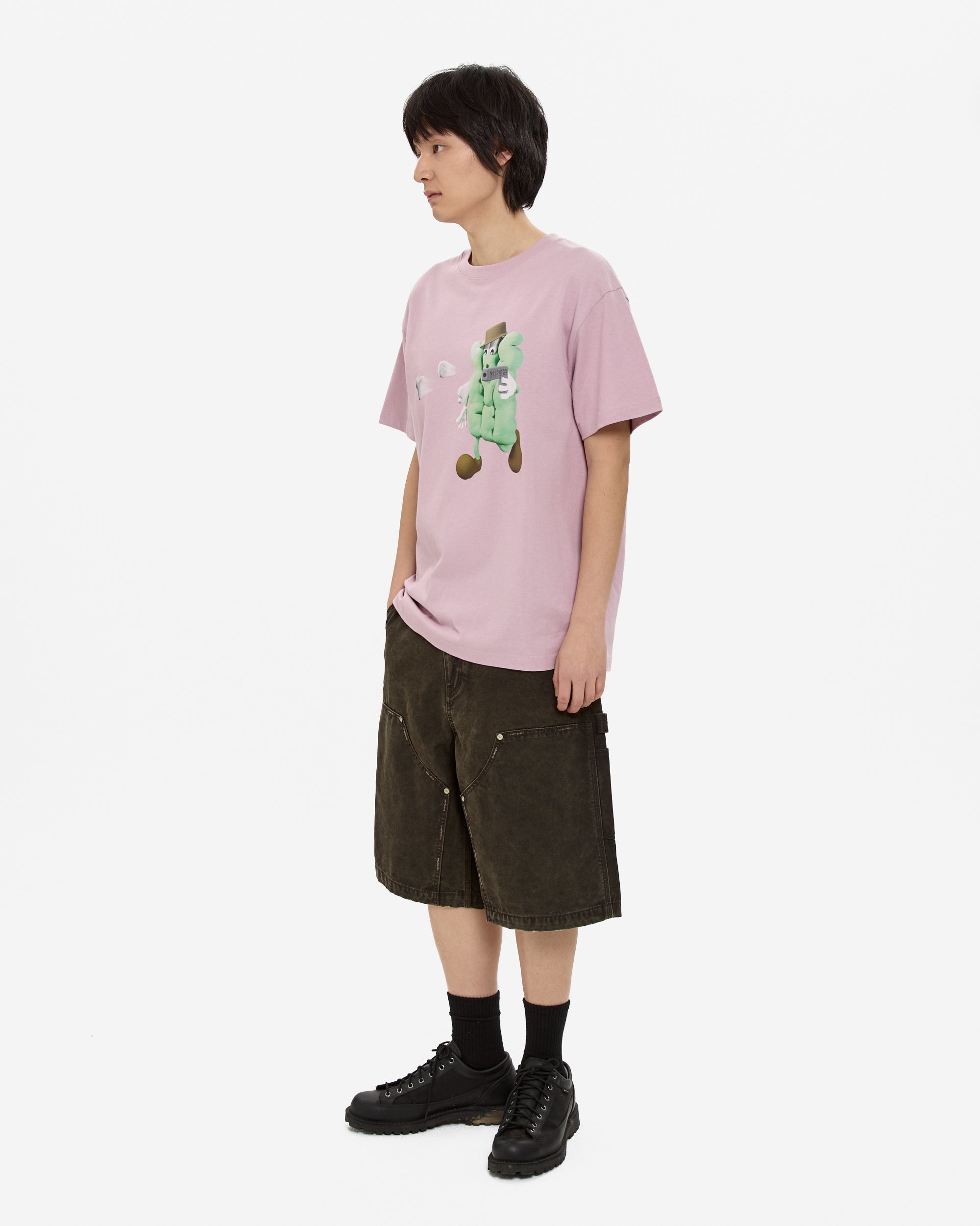 yeseyesee - Y.E.S Shooting Tee (Light Pink) product image 7 | TRAB K-Fashion Australia