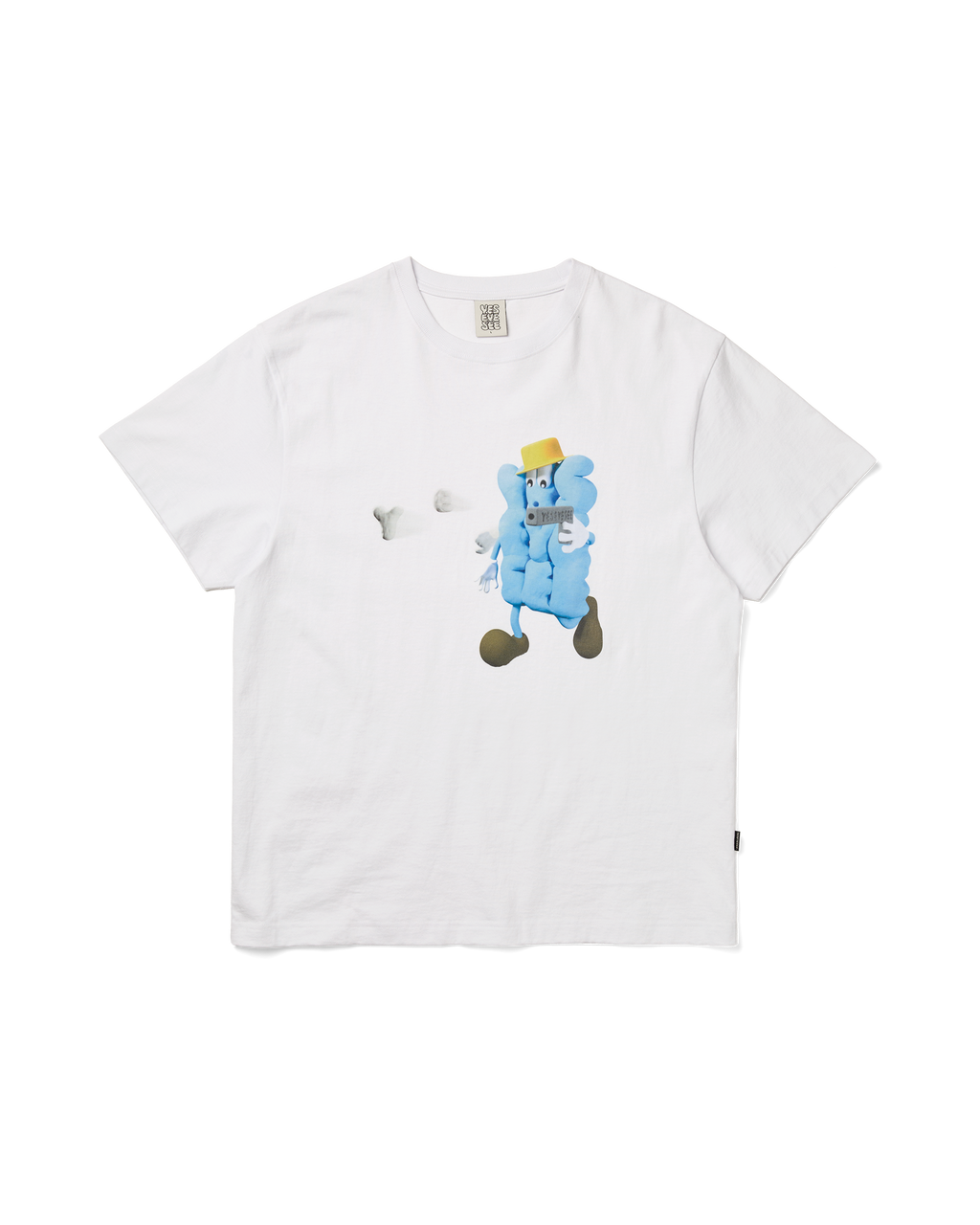yeseyesee - Y.E.S Shooting Tee (White) product image 1 | TRAB K-Fashion Australia