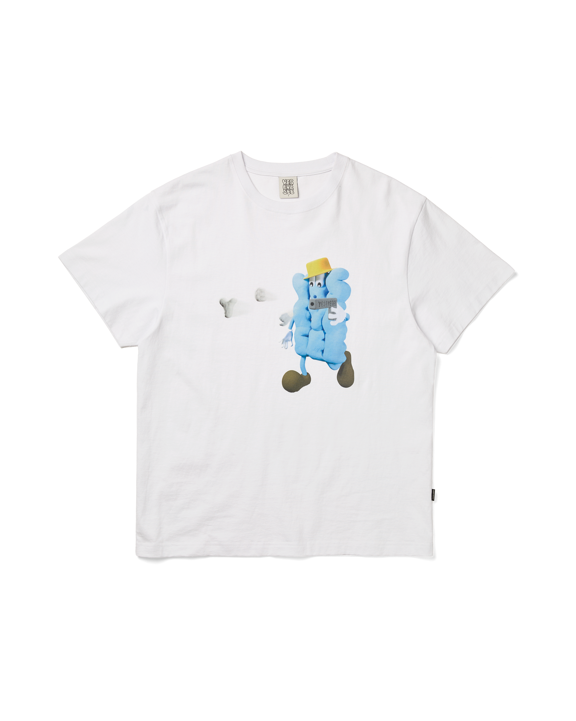 yeseyesee - Y.E.S Shooting Tee (White) product image 1 | TRAB K-Fashion Australia