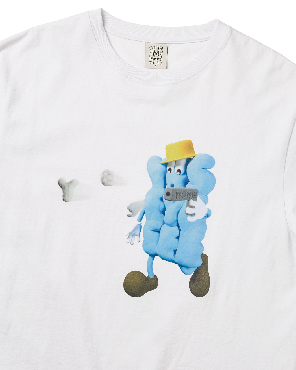 yeseyesee - Y.E.S Shooting Tee (White) product image 3 | TRAB K-Fashion Australia