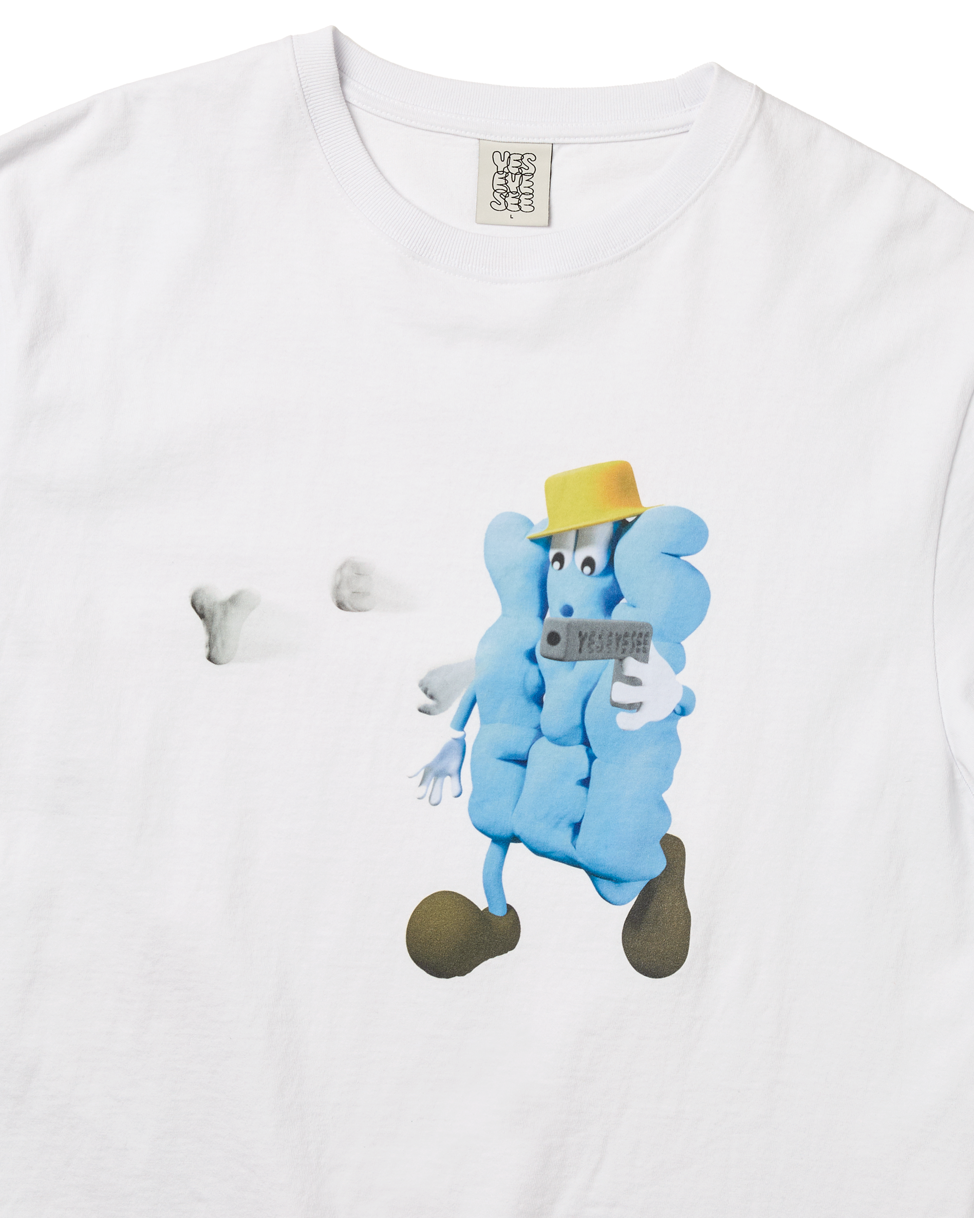 yeseyesee - Y.E.S Shooting Tee (White) product image 3 | TRAB K-Fashion Australia