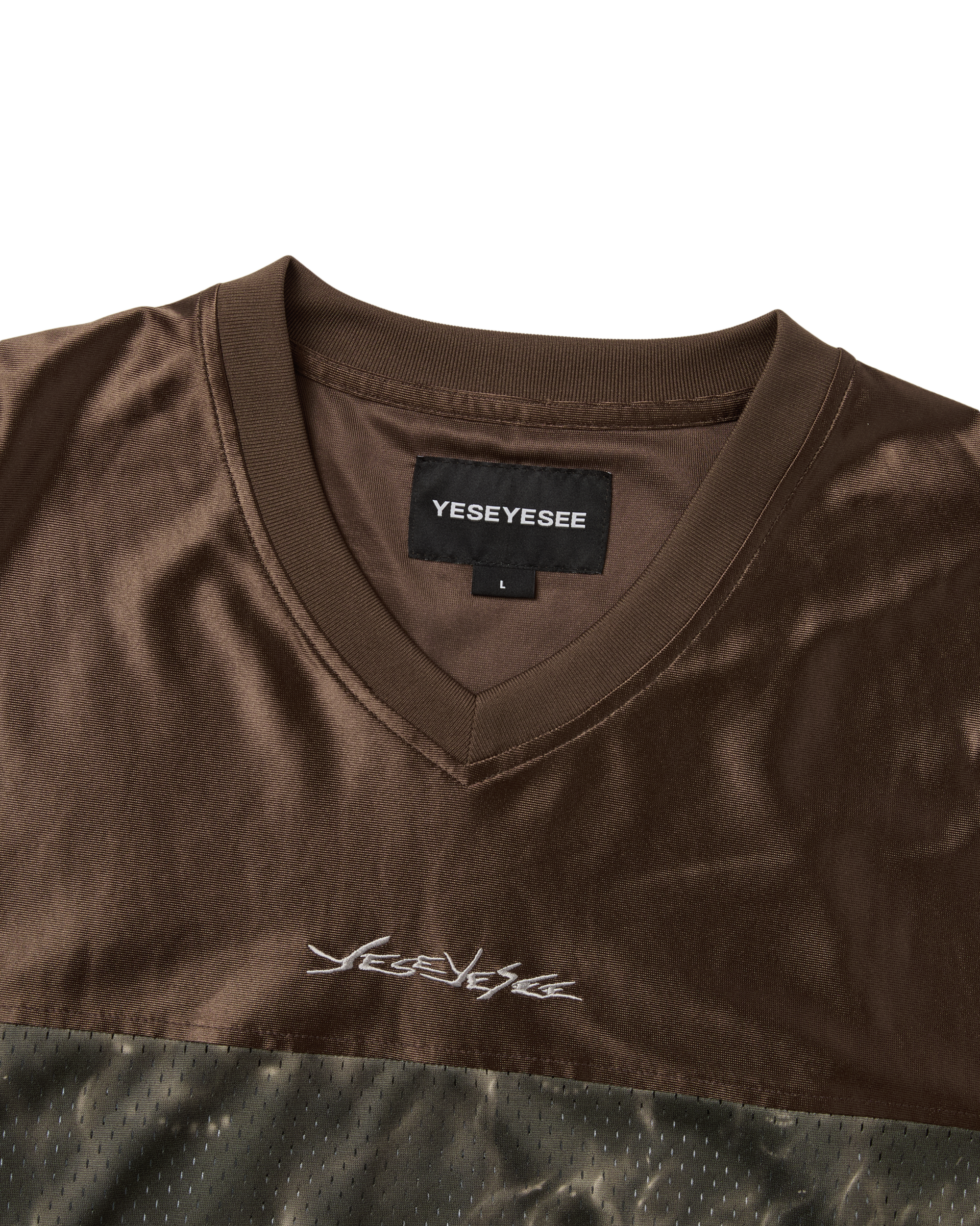 yeseyesee - Y.E.S Skull Mesh Tee (Brown) product image 3 | TRAB K-Fashion Australia