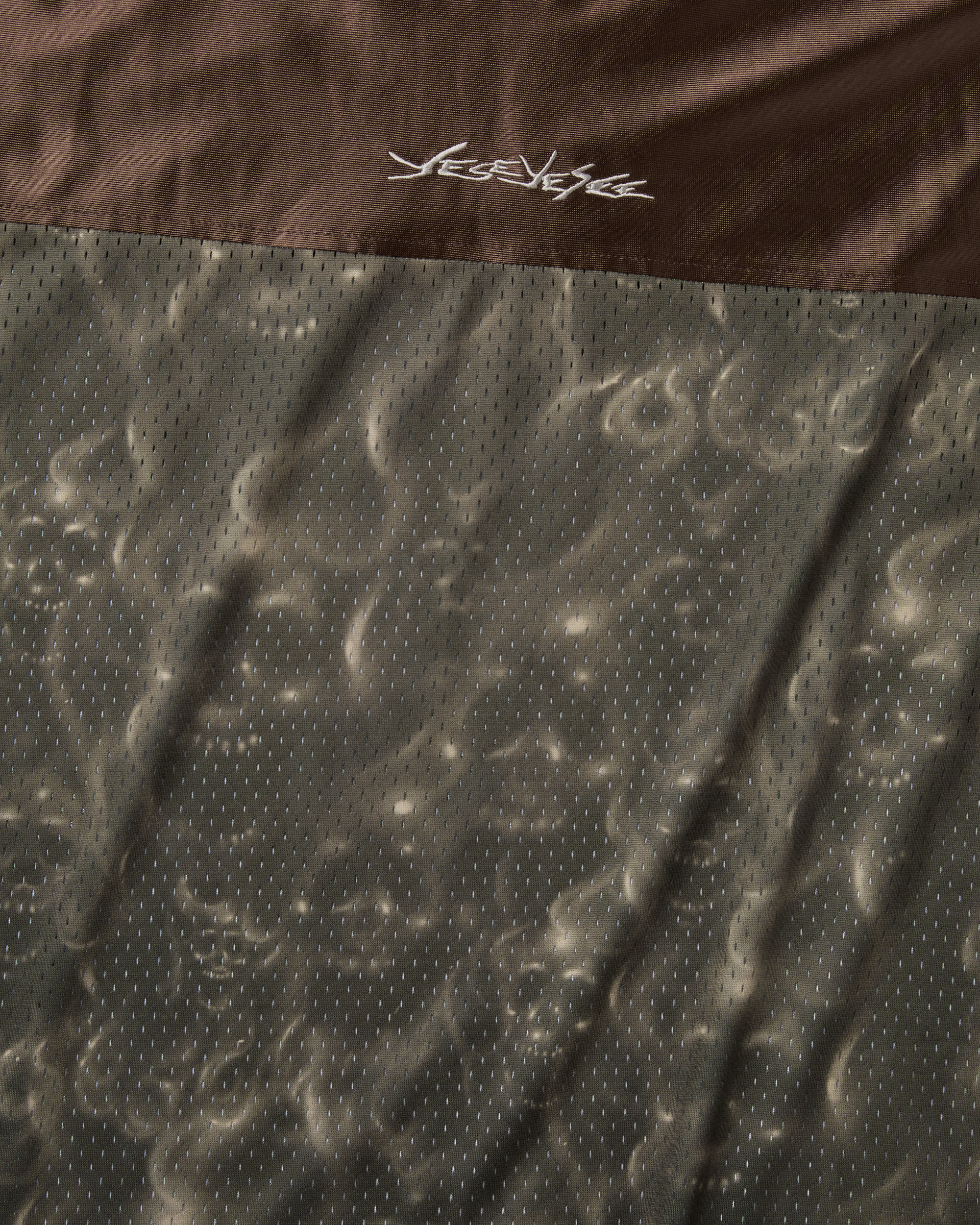 yeseyesee - Y.E.S Skull Mesh Tee (Brown) product image 4 | TRAB K-Fashion Australia