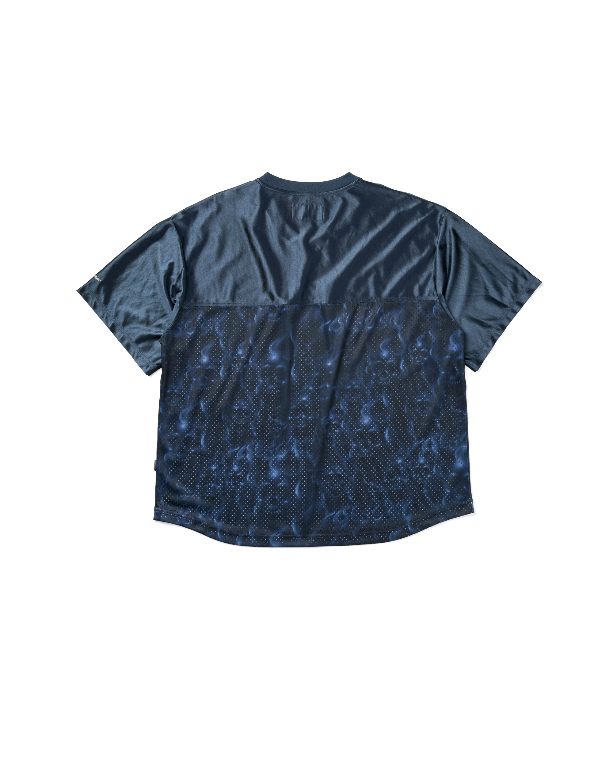 yeseyesee - Y.E.S Skull Mesh Tee (Navy) product image 2 | TRAB K-Fashion Australia