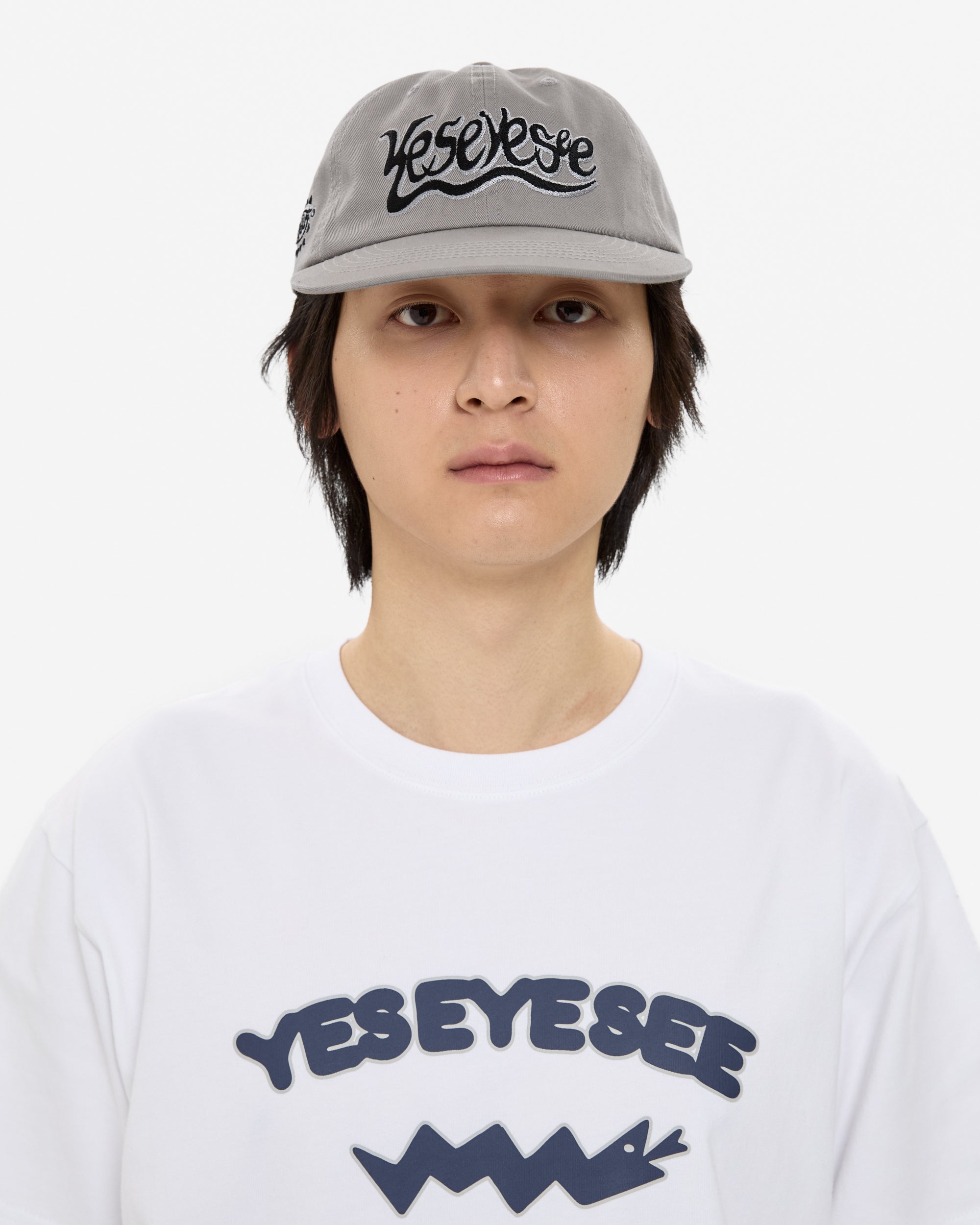 yeseyesee - Y.E.S Snail Logo Cap (Grey) product image 5 | TRAB K-Fashion Australia