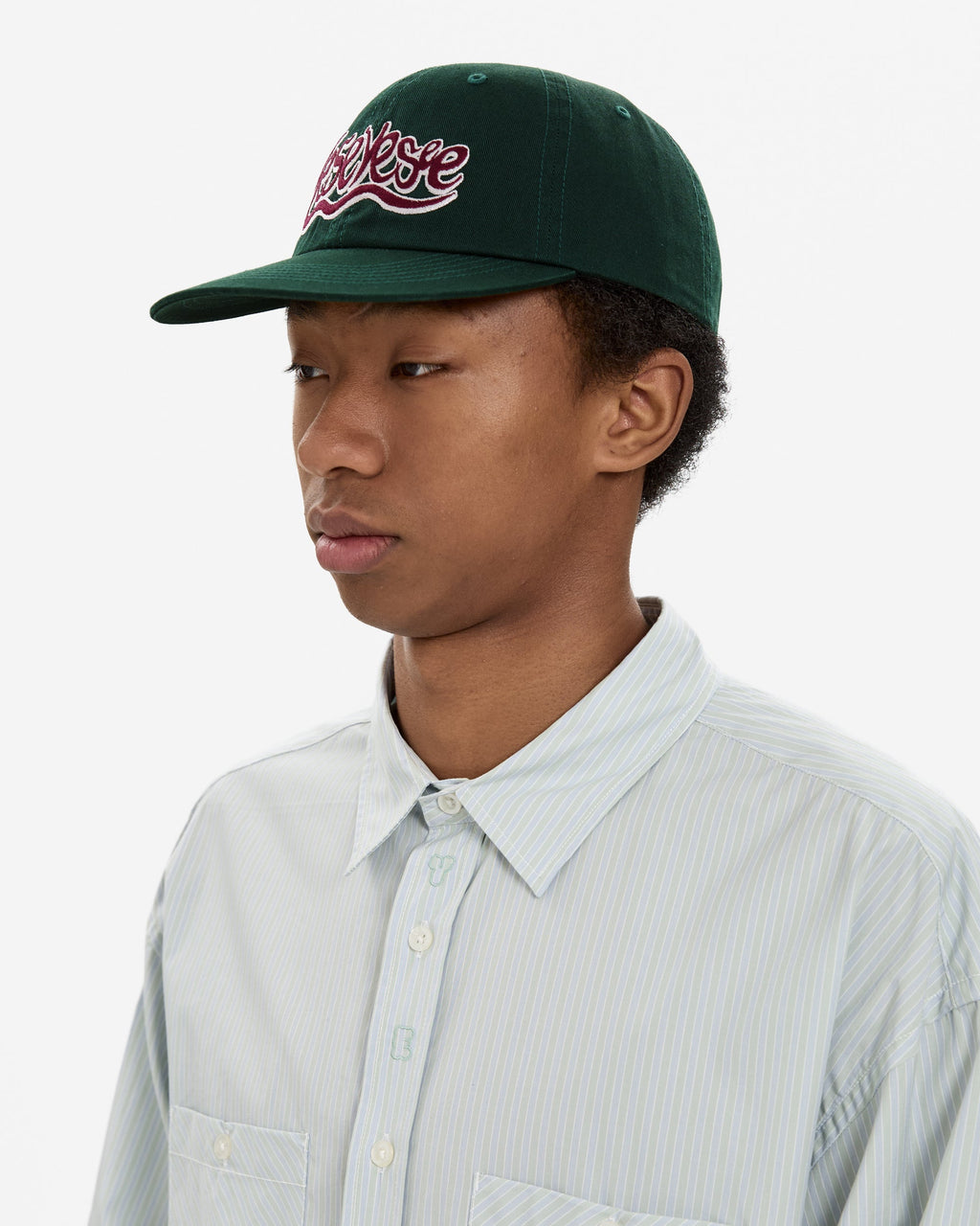 yeseyesee - Y.E.S Snail Logo Cap (Green) product image 7 | TRAB K-Fashion Australia