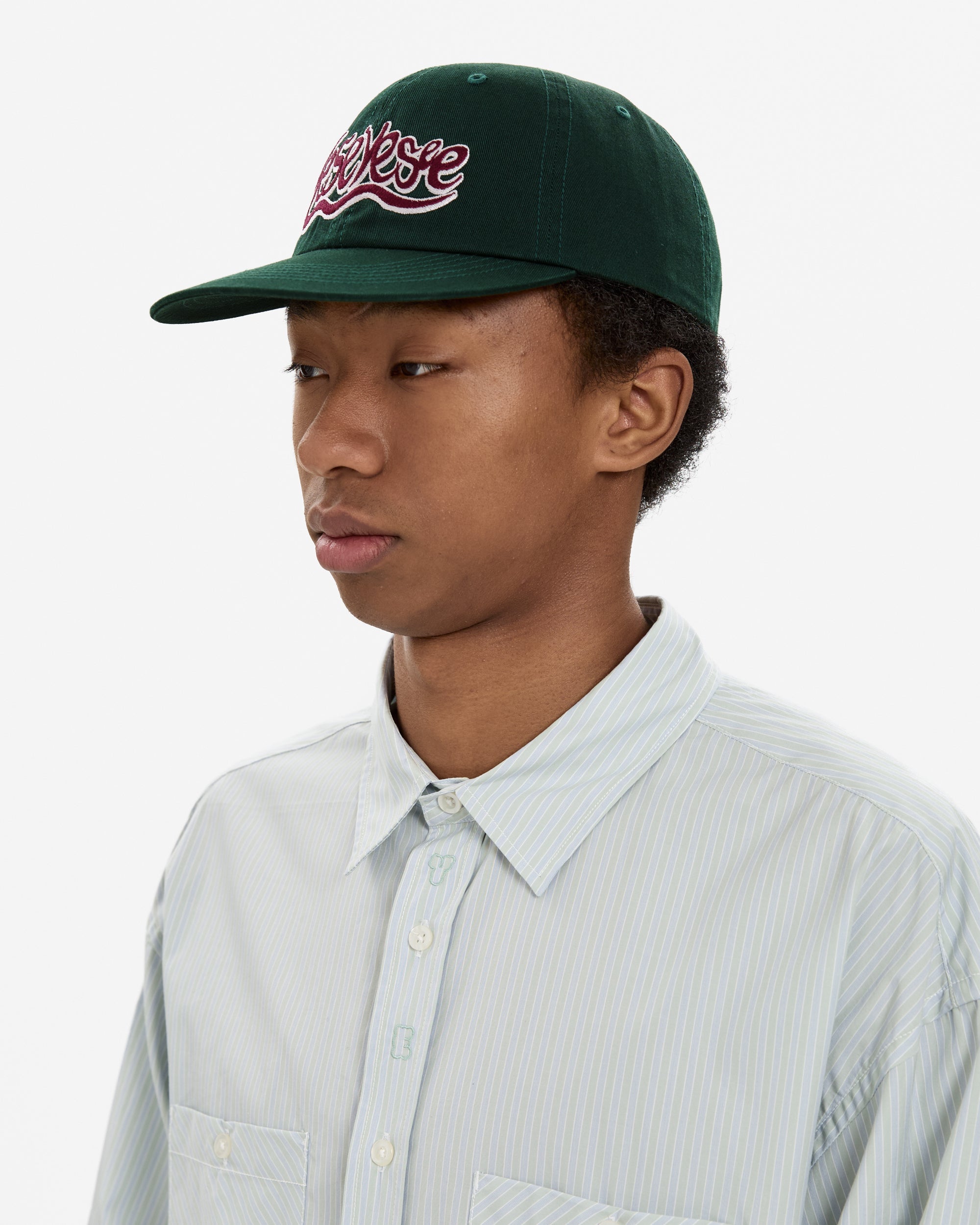 yeseyesee - Y.E.S Snail Logo Cap (Green) product image 7 | TRAB K-Fashion Australia