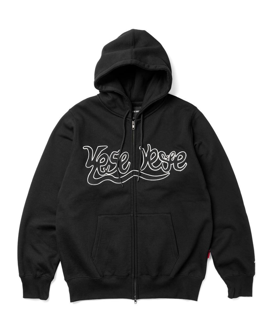 yeseyesee - Y.E.S Snail Logo Zip-Up Hoodie (Black) product image 1 | TRAB K-Fashion Australia