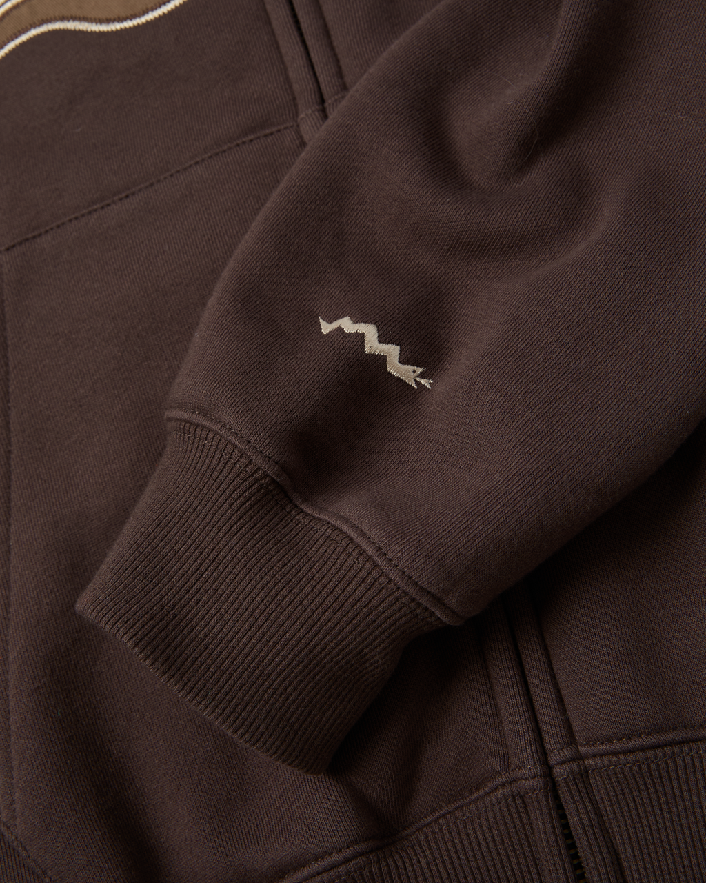 yeseyesee - Y.E.S Snail Logo Zip-Up Hoodie (Dark Brown) product image 5 | TRAB K-Fashion Australia