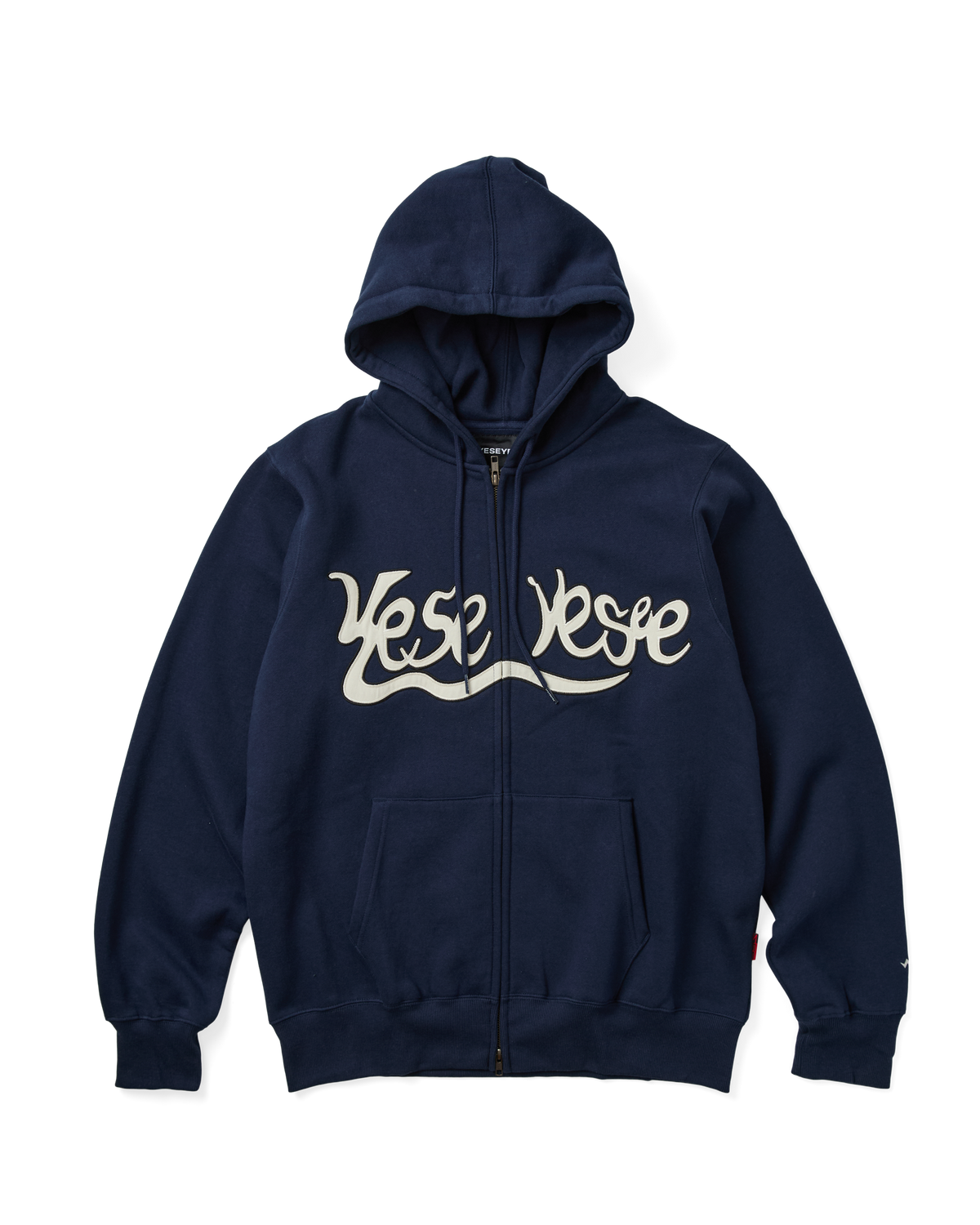 yeseyesee - Y.E.S Snail Logo Zip-Up Hoodie (Navy) product image 1 | TRAB K-Fashion Australia
