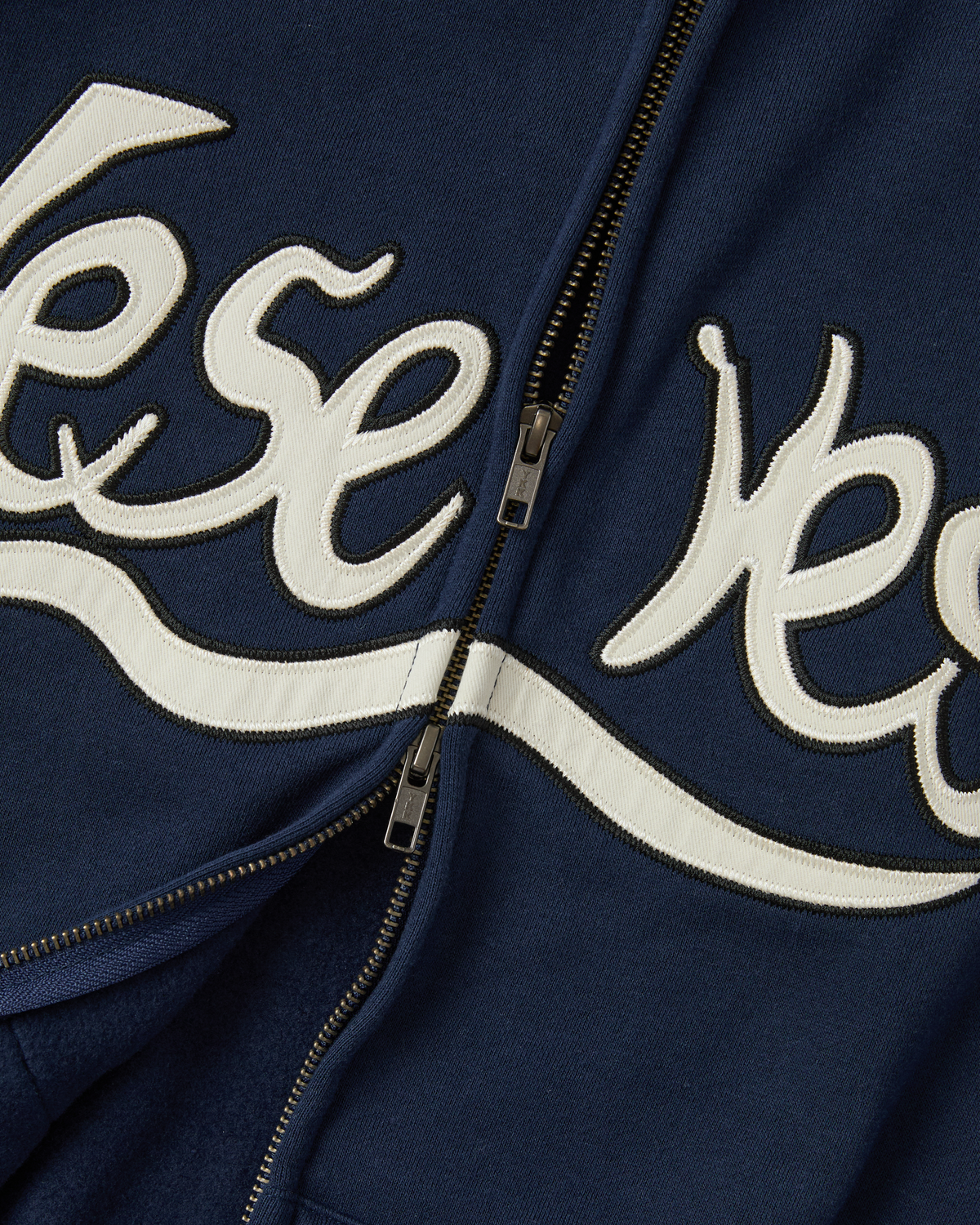 yeseyesee - Y.E.S Snail Logo Zip-Up Hoodie (Navy) product image 4 | TRAB K-Fashion Australia
