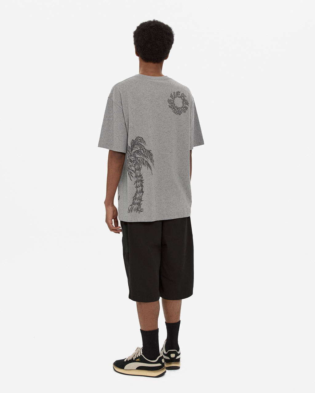 yeseyesee - Y.E.S Spikewave Tee (Grey) product image 10 | TRAB K-Fashion Australia