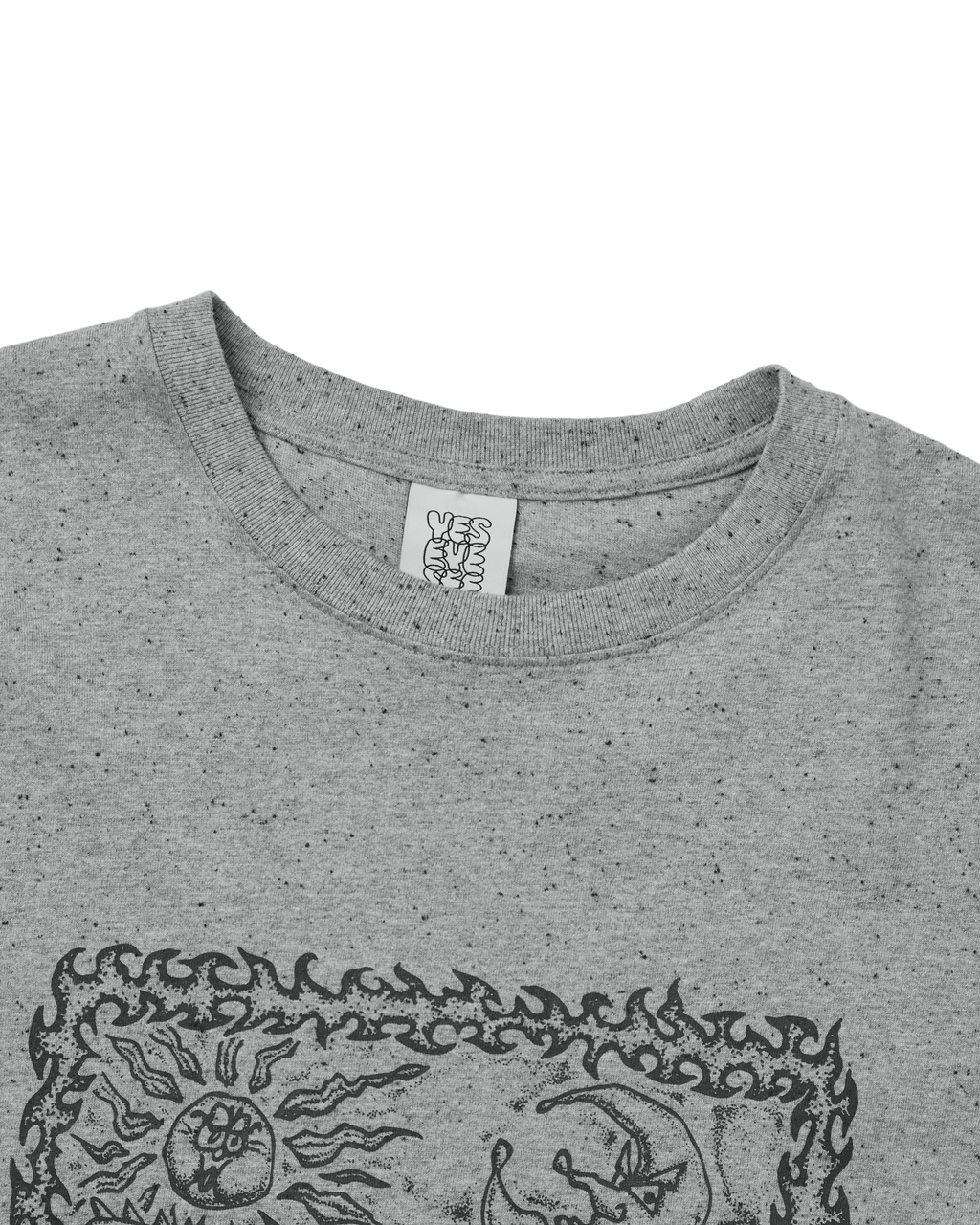 yeseyesee - Y.E.S Spikewave Tee (Grey) product image 3 | TRAB K-Fashion Australia