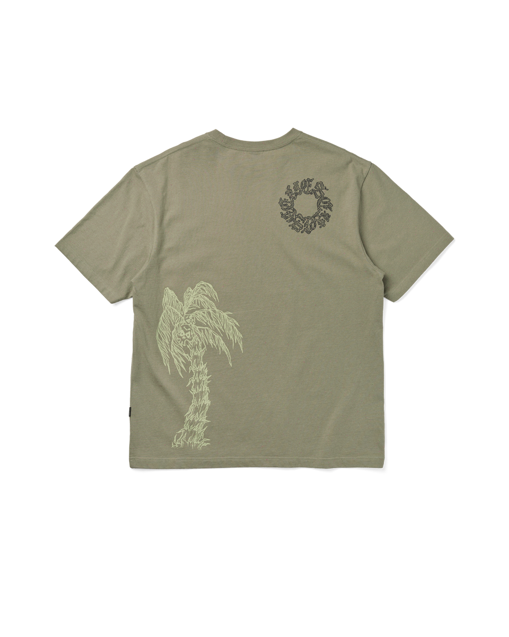 yeseyesee - Y.E.S Spikewave Tee (Khaki) product image 2 | TRAB K-Fashion Australia
