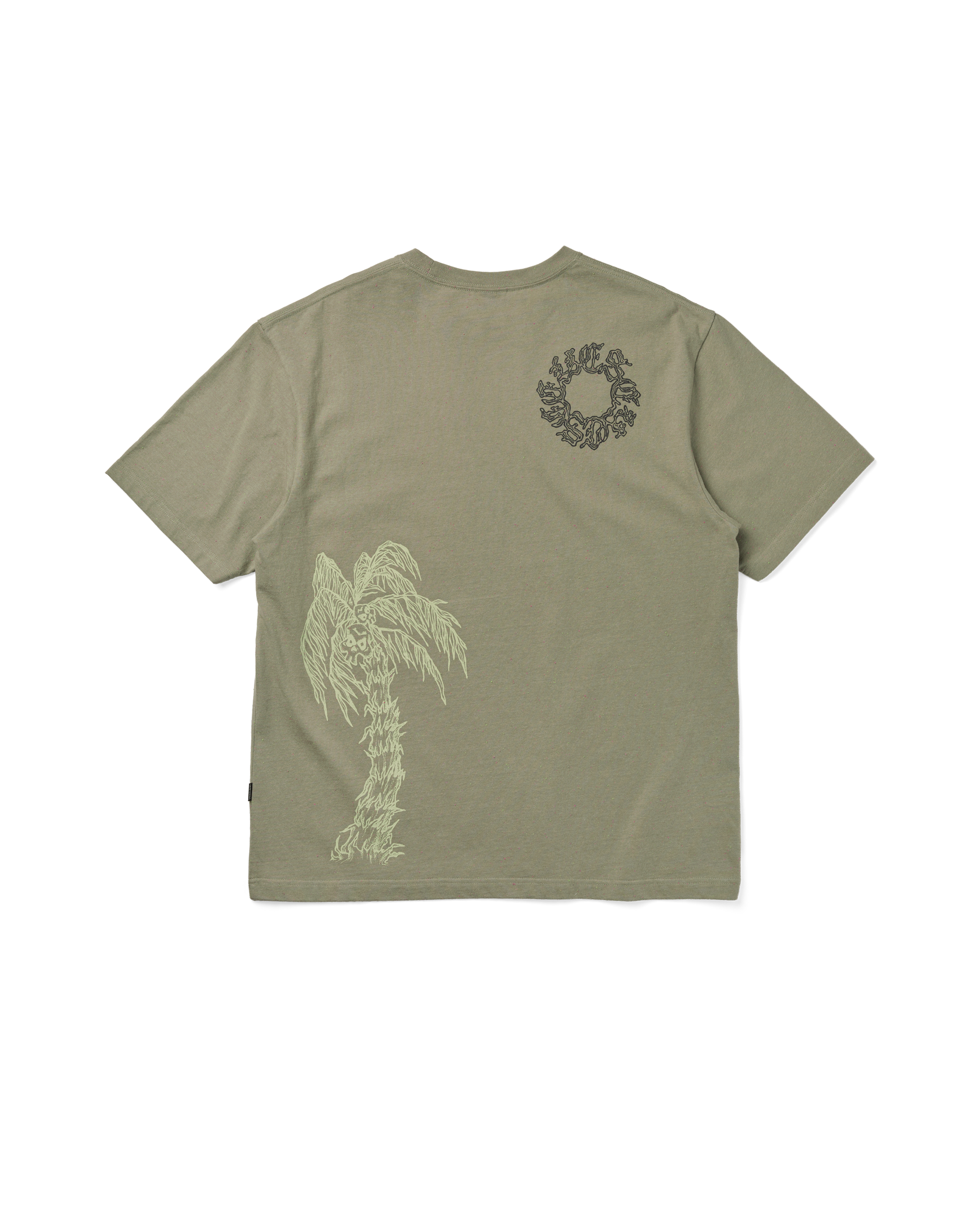 yeseyesee - Y.E.S Spikewave Tee (Khaki) product image 2 | TRAB K-Fashion Australia