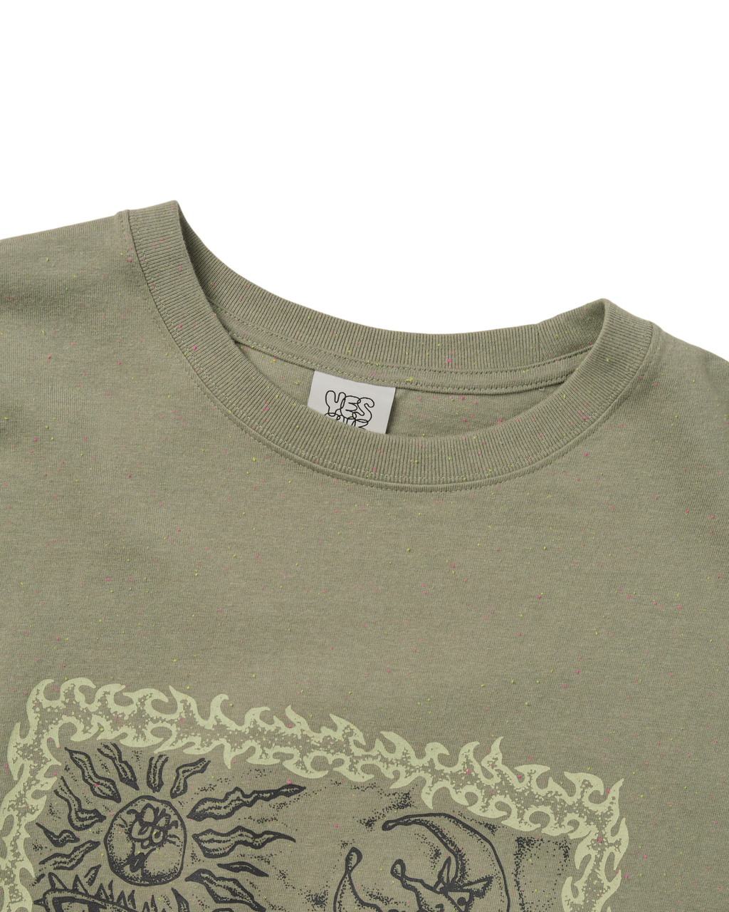 yeseyesee - Y.E.S Spikewave Tee (Khaki) product image 3 | TRAB K-Fashion Australia