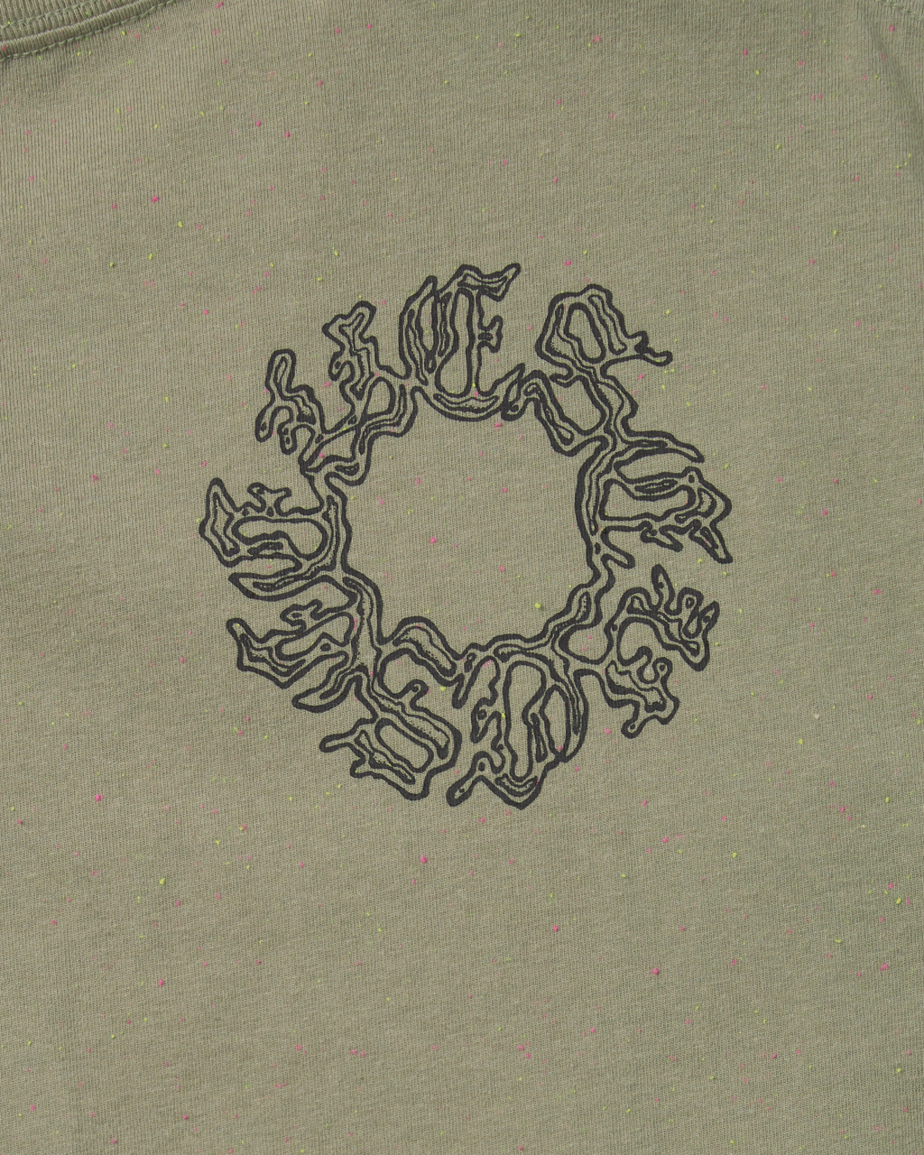 yeseyesee - Y.E.S Spikewave Tee (Khaki) product image 6 | TRAB K-Fashion Australia