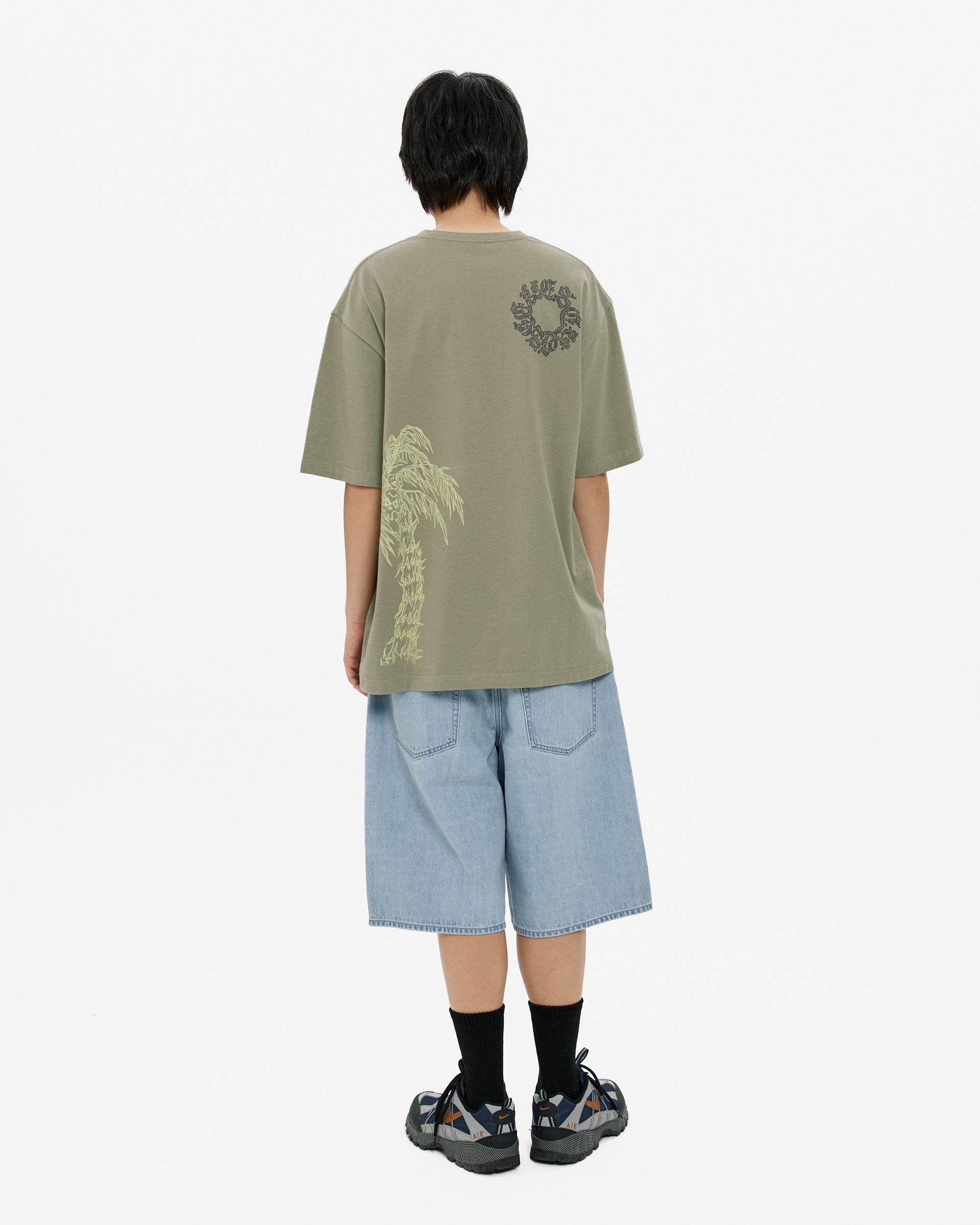 yeseyesee - Y.E.S Spikewave Tee (Khaki) product image 9 | TRAB K-Fashion Australia