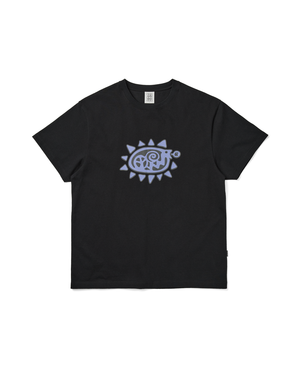 yeseyesee - Y.E.S Spiral Tee (Black) product image 1 | TRAB K-Fashion Australia
