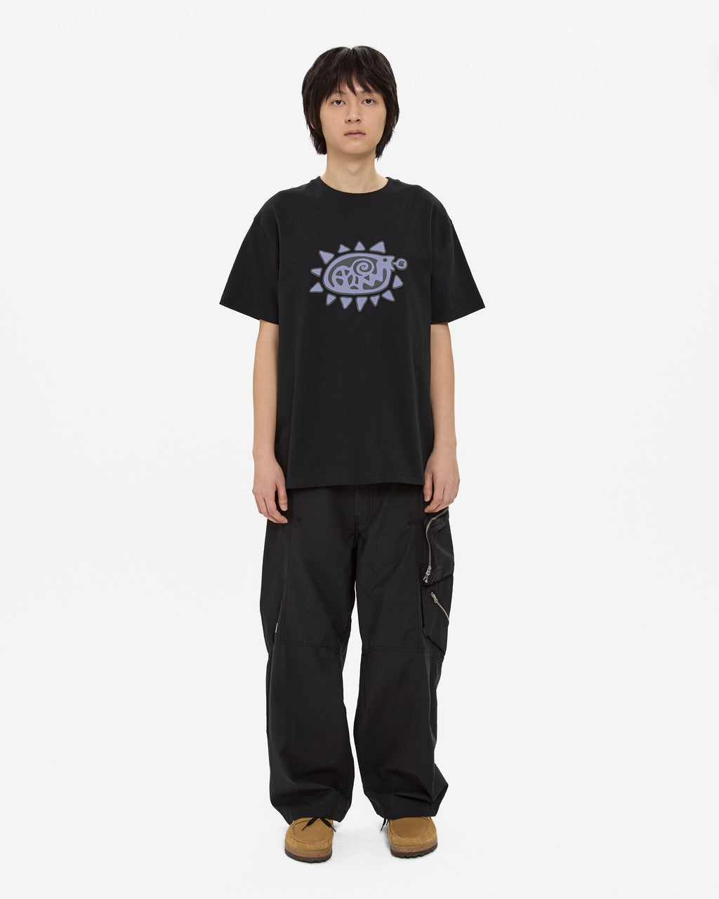 yeseyesee - Y.E.S Spiral Tee (Black) product image 6 | TRAB K-Fashion Australia