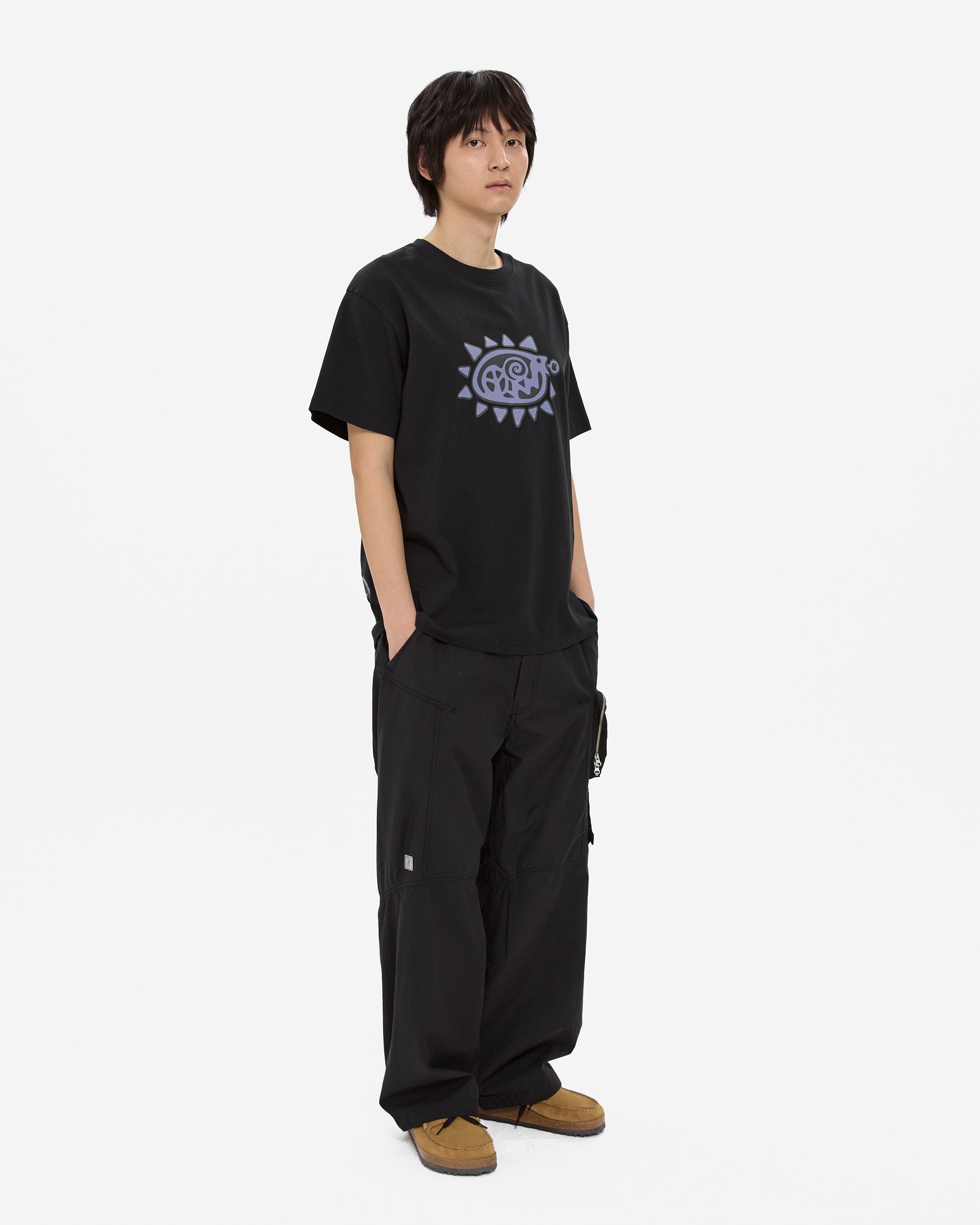 yeseyesee - Y.E.S Spiral Tee (Black) product image 8 | TRAB K-Fashion Australia