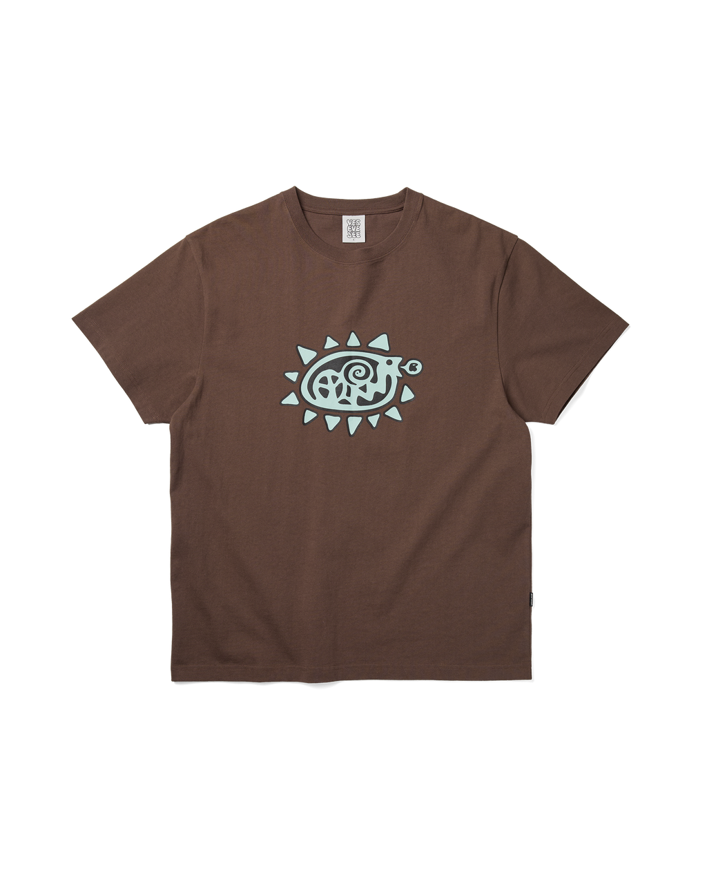 yeseyesee - Y.E.S Spiral Tee (Light Brown) product image 1 | TRAB K-Fashion Australia