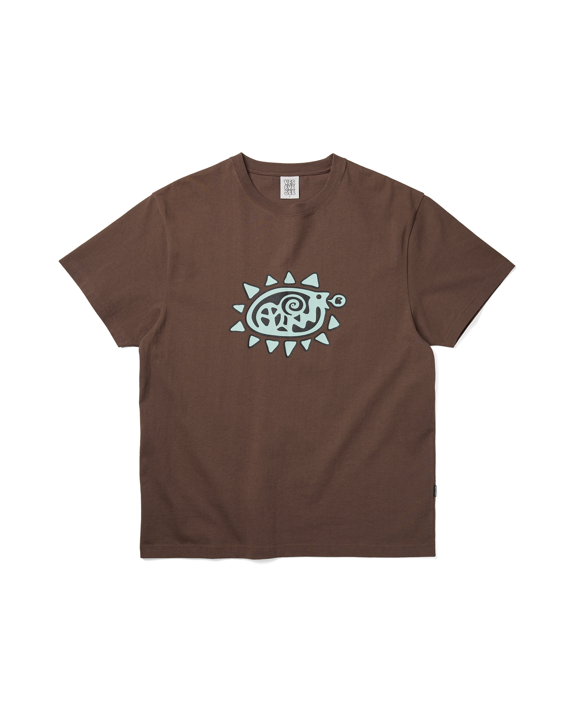 yeseyesee - Y.E.S Spiral Tee (Light Brown) product image 1 | TRAB K-Fashion Australia