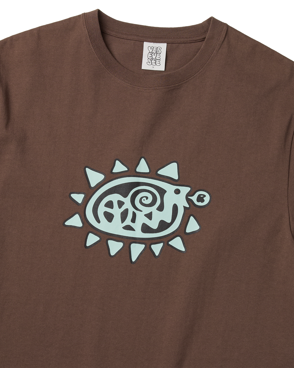 yeseyesee - Y.E.S Spiral Tee (Light Brown) product image 3 | TRAB K-Fashion Australia