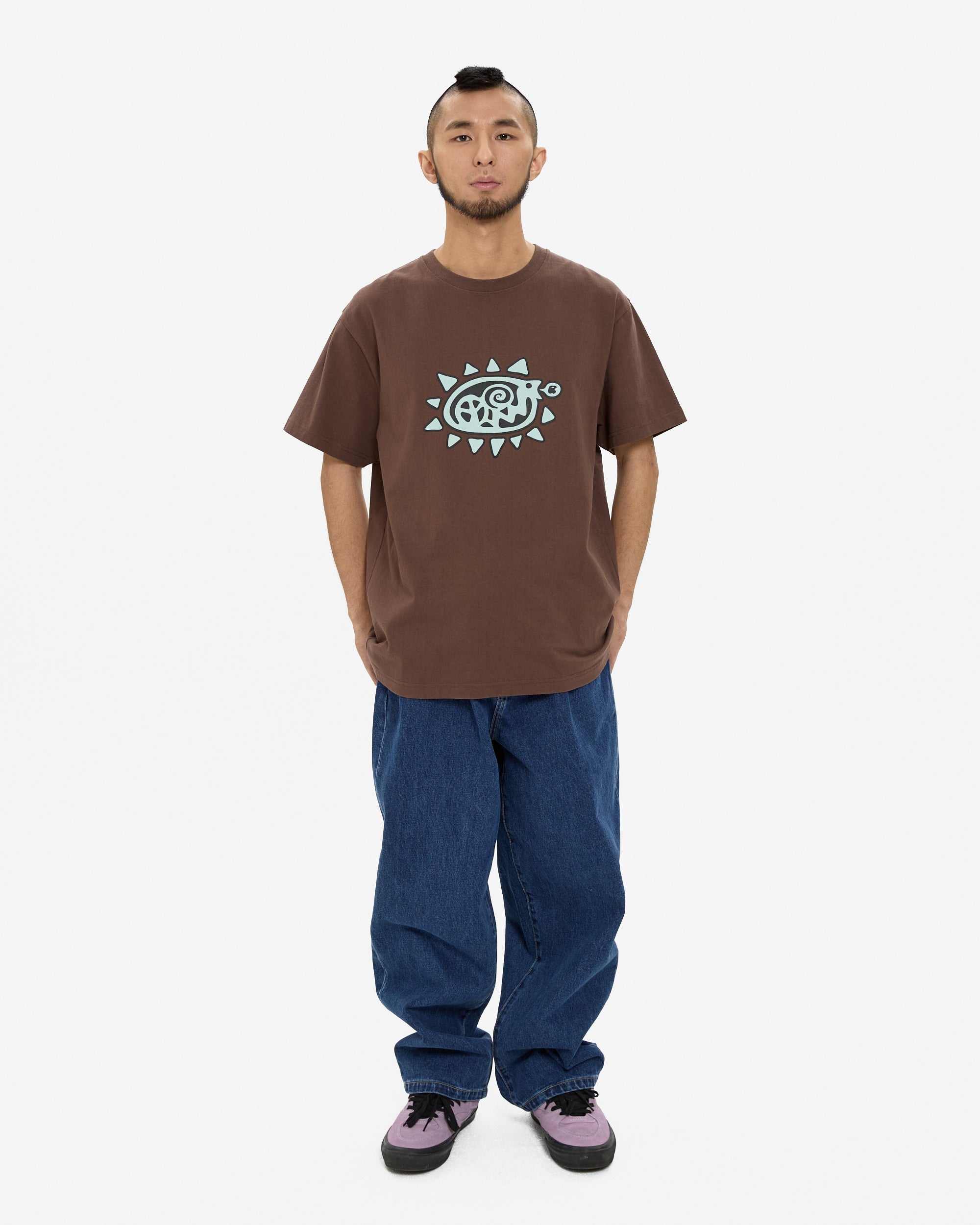 yeseyesee - Y.E.S Spiral Tee (Light Brown) product image 6 | TRAB K-Fashion Australia