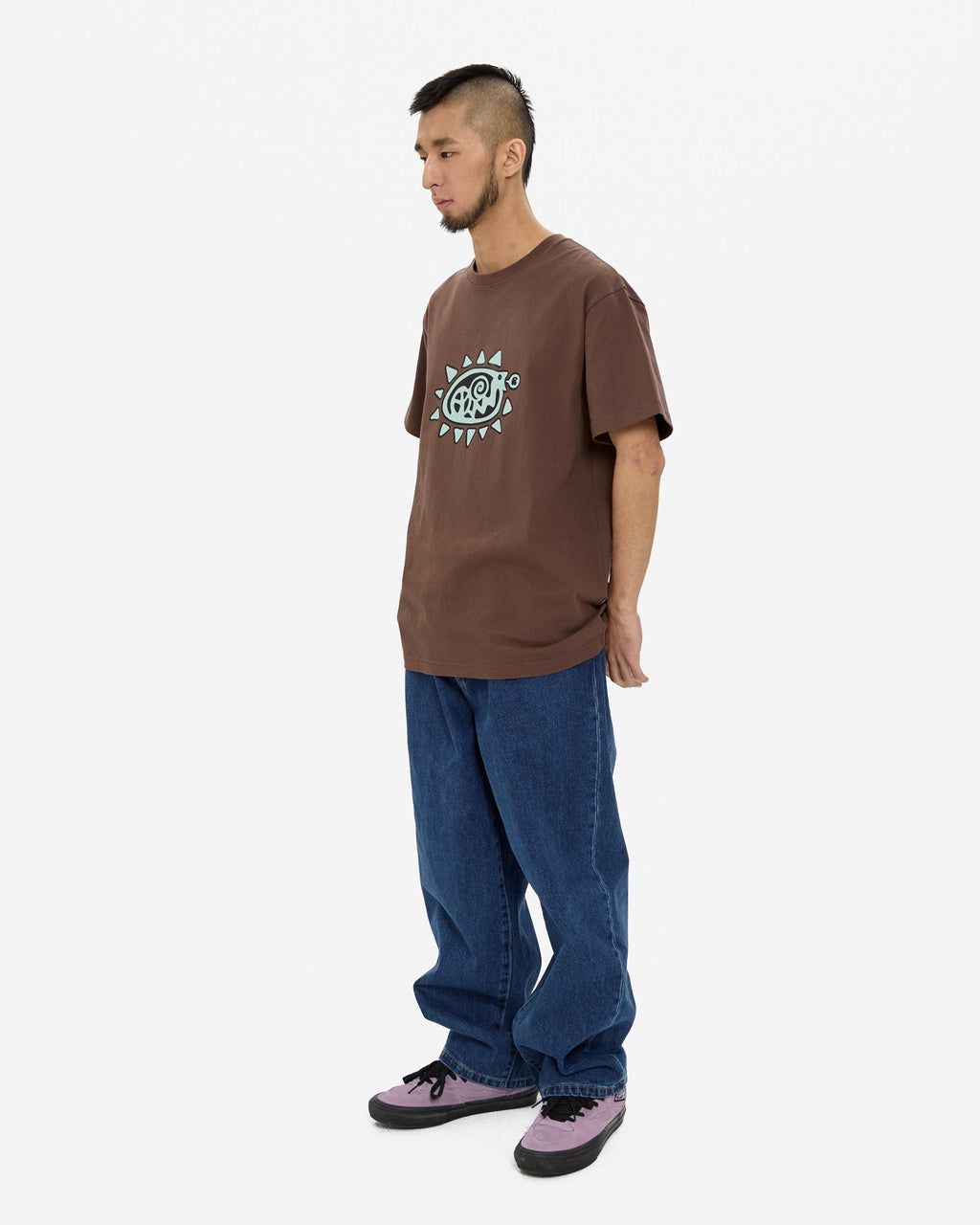 yeseyesee - Y.E.S Spiral Tee (Light Brown) product image 7 | TRAB K-Fashion Australia