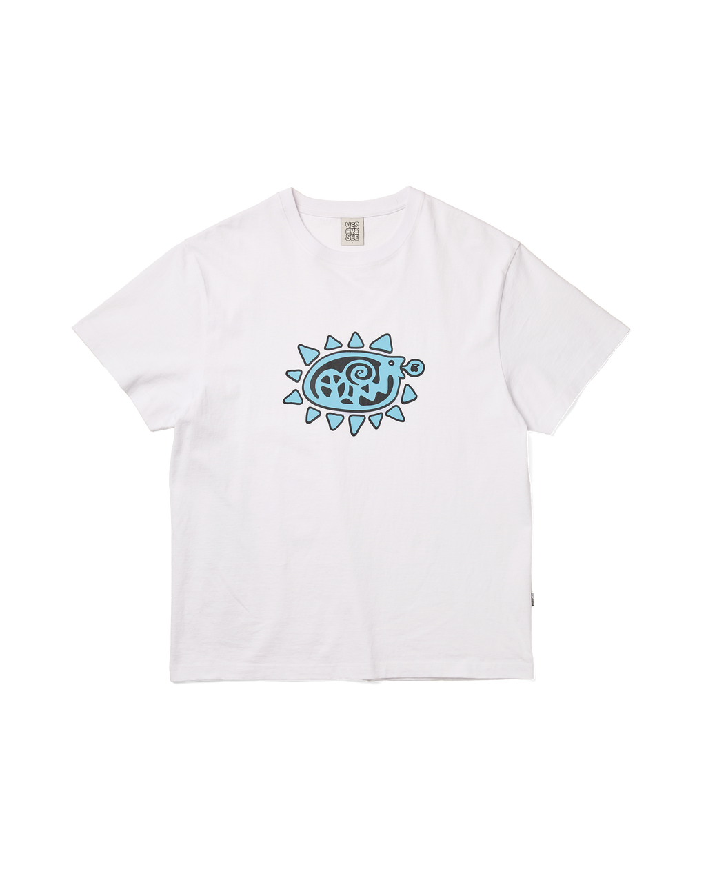 yeseyesee - Y.E.S Spiral Tee (White) product image 1 | TRAB K-Fashion Australia