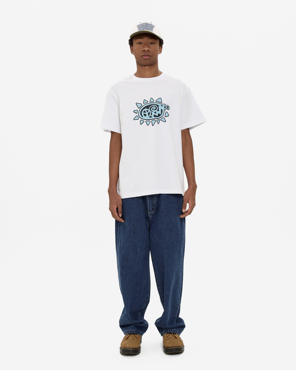 yeseyesee - Y.E.S Spiral Tee (White) product image 6 | TRAB K-Fashion Australia
