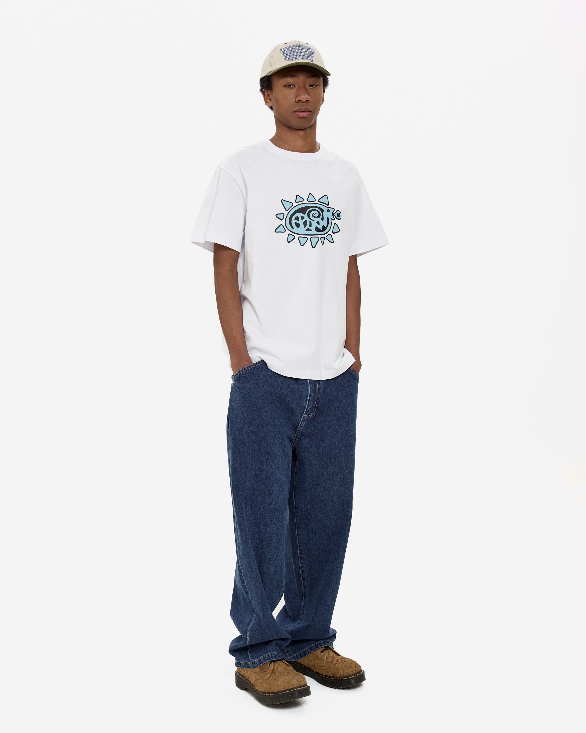yeseyesee - Y.E.S Spiral Tee (White) product image 8 | TRAB K-Fashion Australia