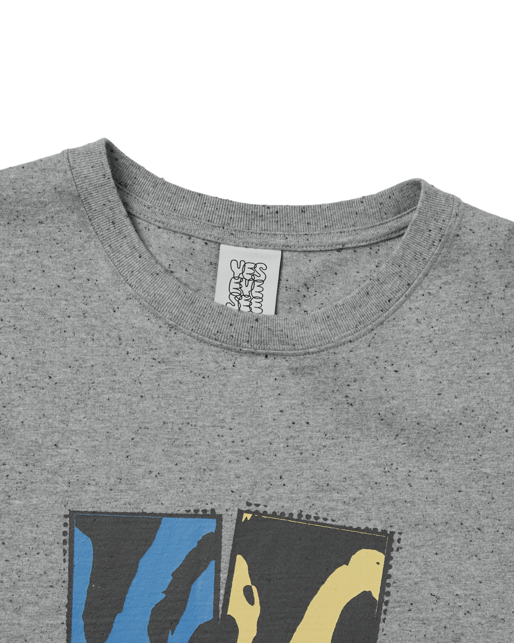 yeseyesee - Y.E.S Split Tee (Grey) product image 3 | TRAB K-Fashion Australia